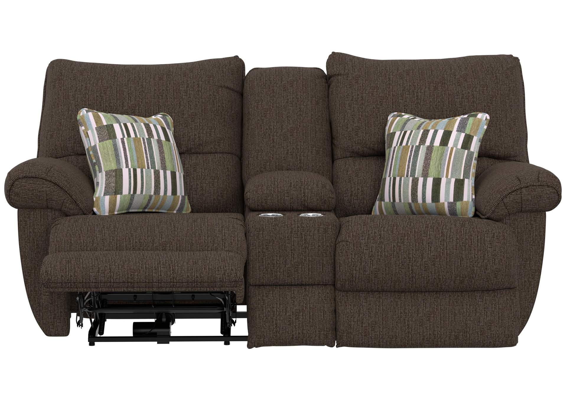 Lenny Power Lay Flat Reclining Console Loveseat image 12