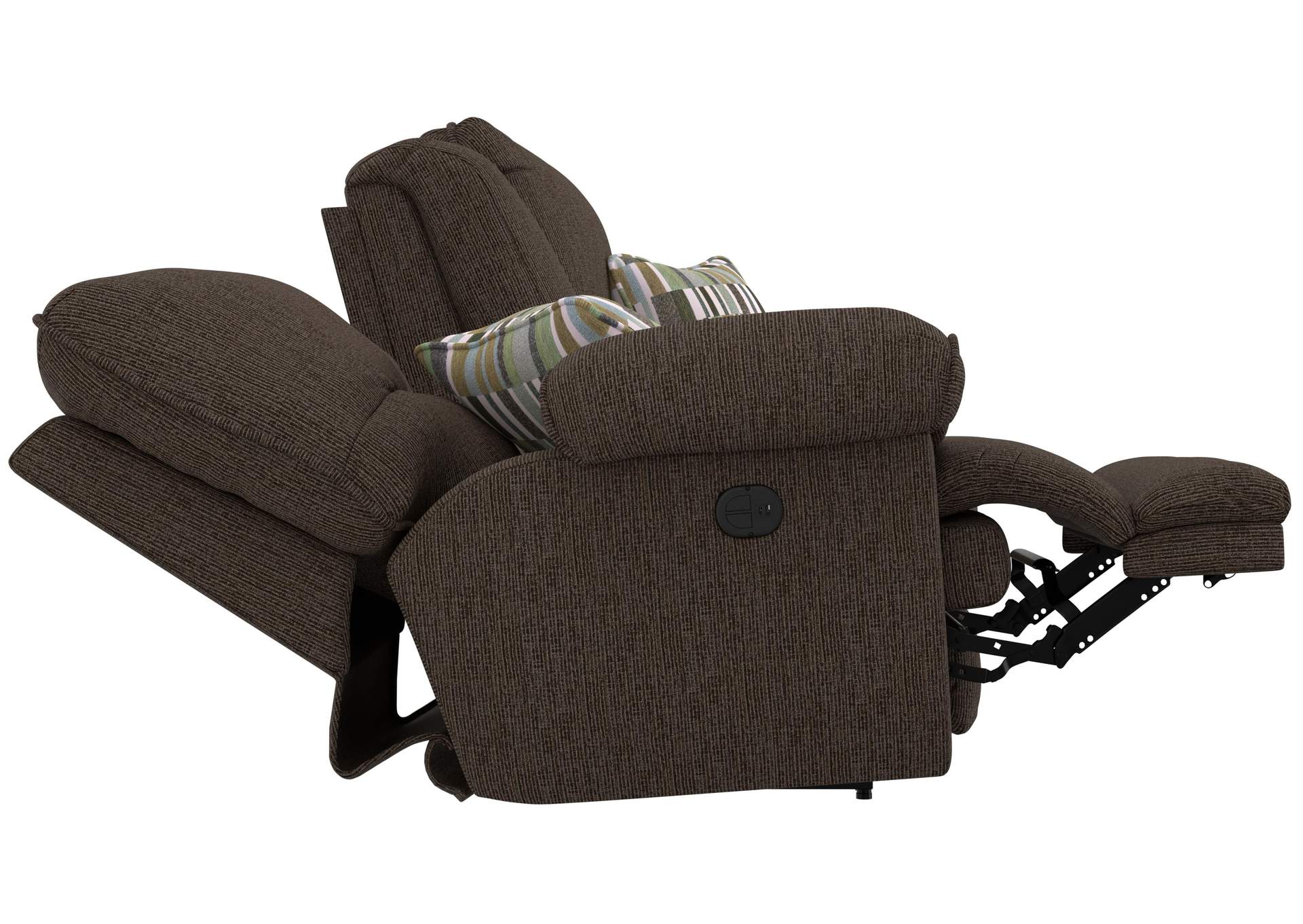 Lenny Power Lay Flat Reclining Console Loveseat image 14