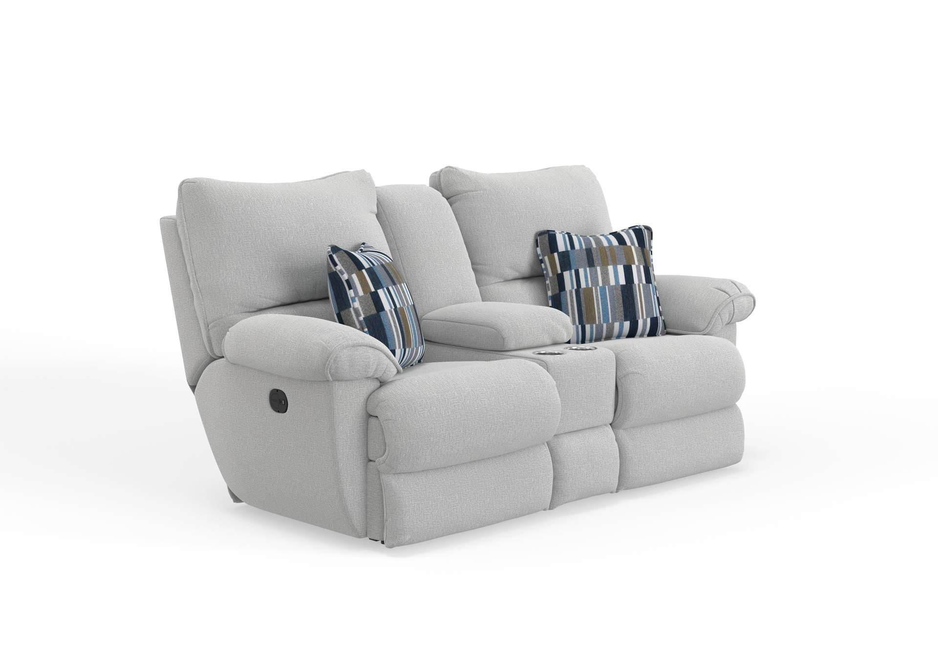 Lenny Power Lay Flat Reclining Console Loveseat image 4