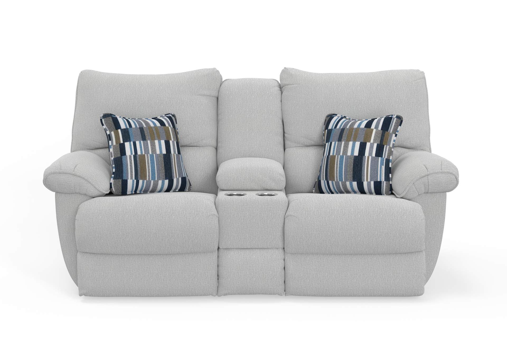 Lenny Power Lay Flat Reclining Console Loveseat image 6