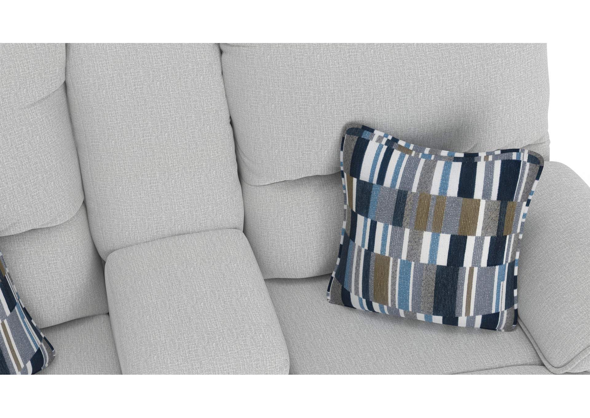 Lenny Power Lay Flat Reclining Console Loveseat image 7