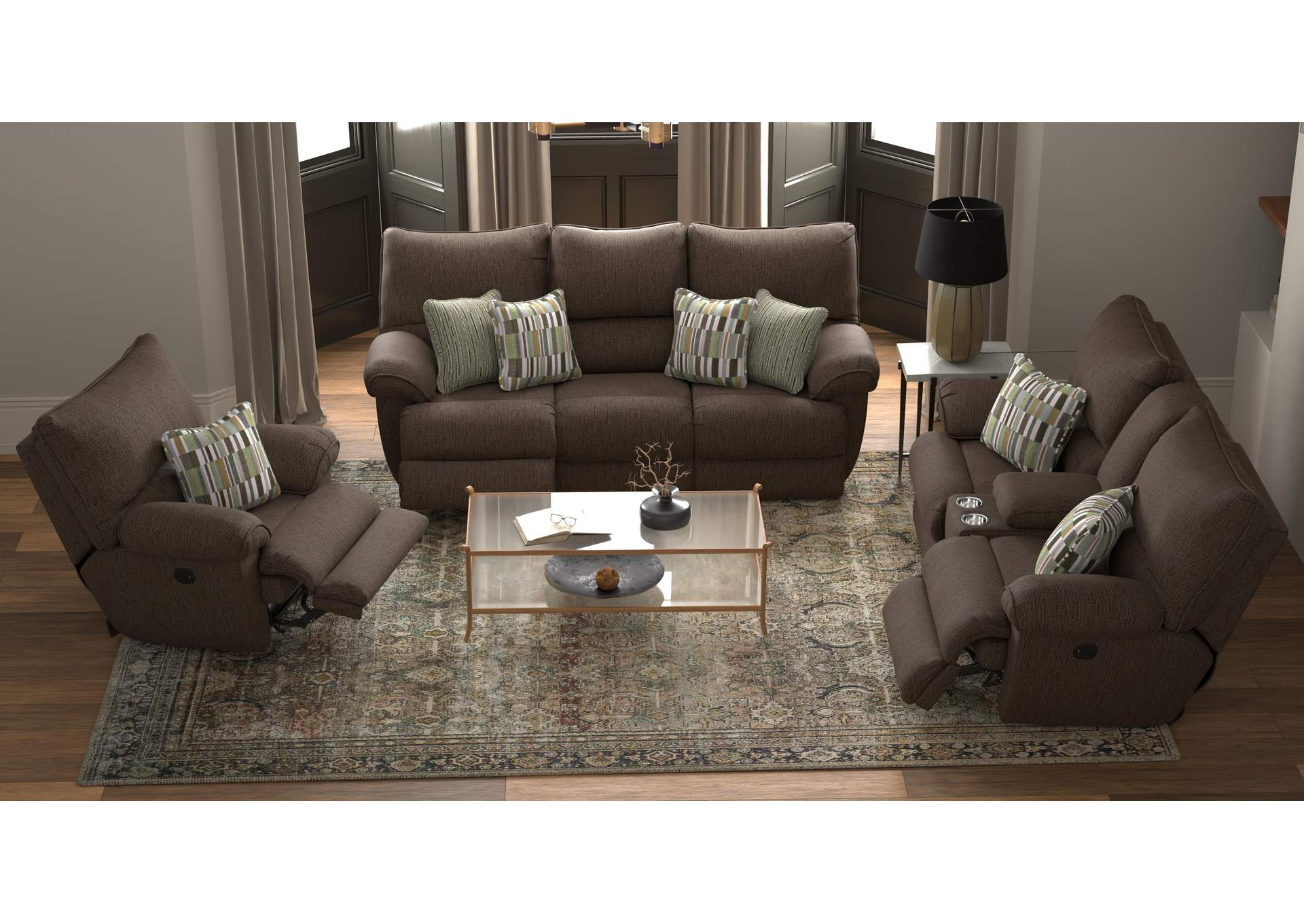 Lenny Power Lay Flat Reclining Sofa image 9