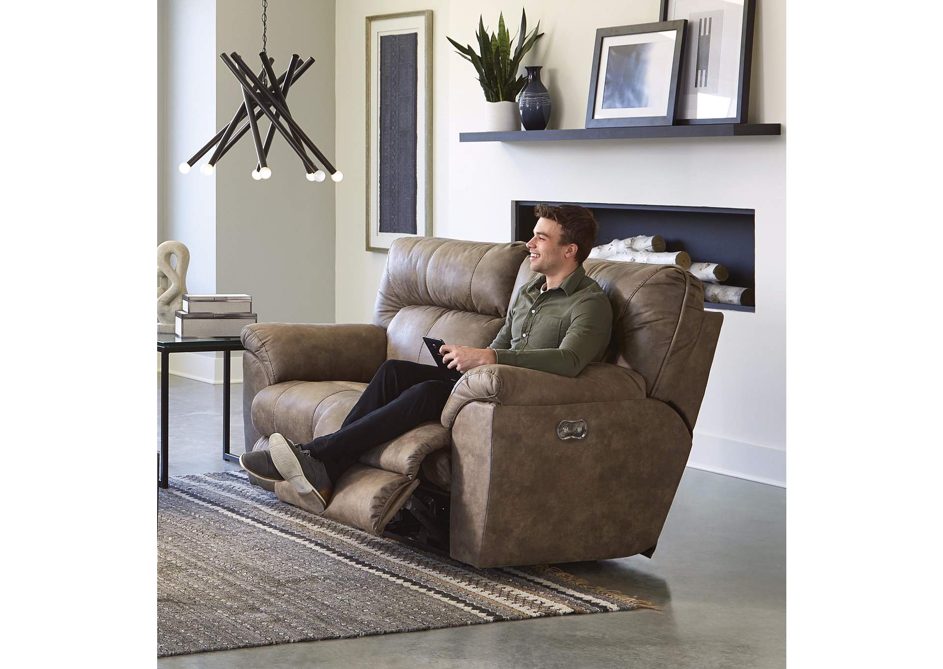 Hollins Power Reclining Loveseat image 4