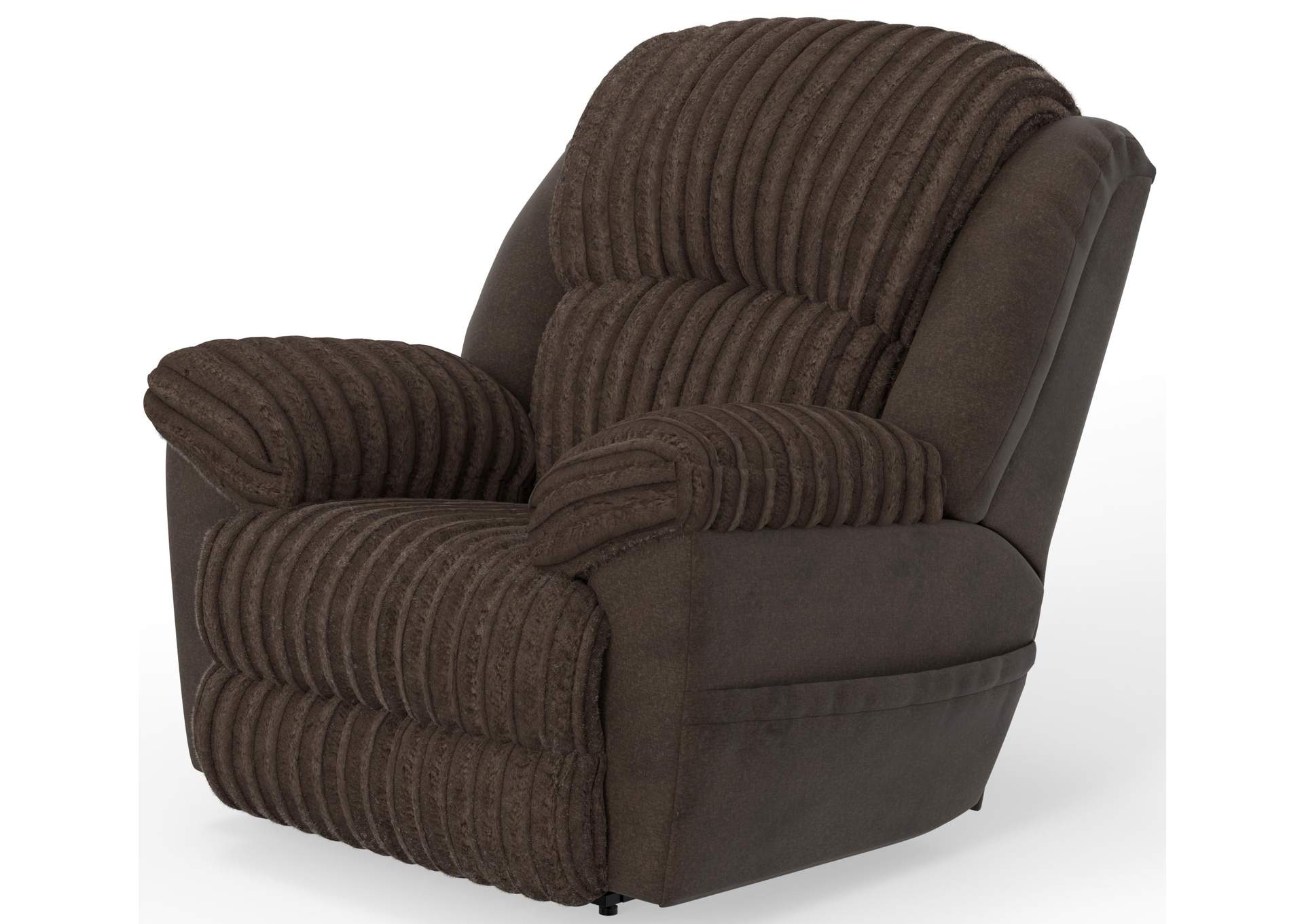 Shaggy Power Lay Flat Recliner with ZERO GRAVITY image 3