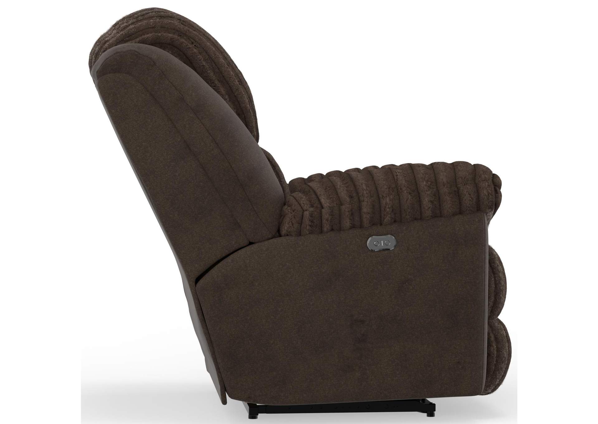 Shaggy Power Lay Flat Recliner with ZERO GRAVITY image 8