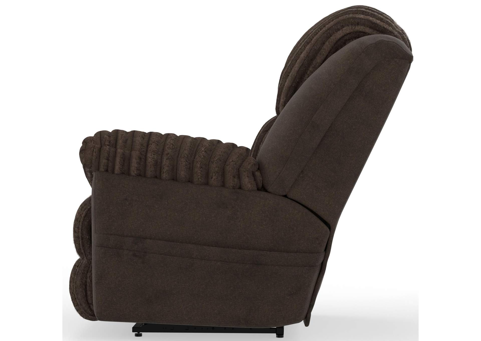 Shaggy Power Lay Flat Recliner with ZERO GRAVITY image 9