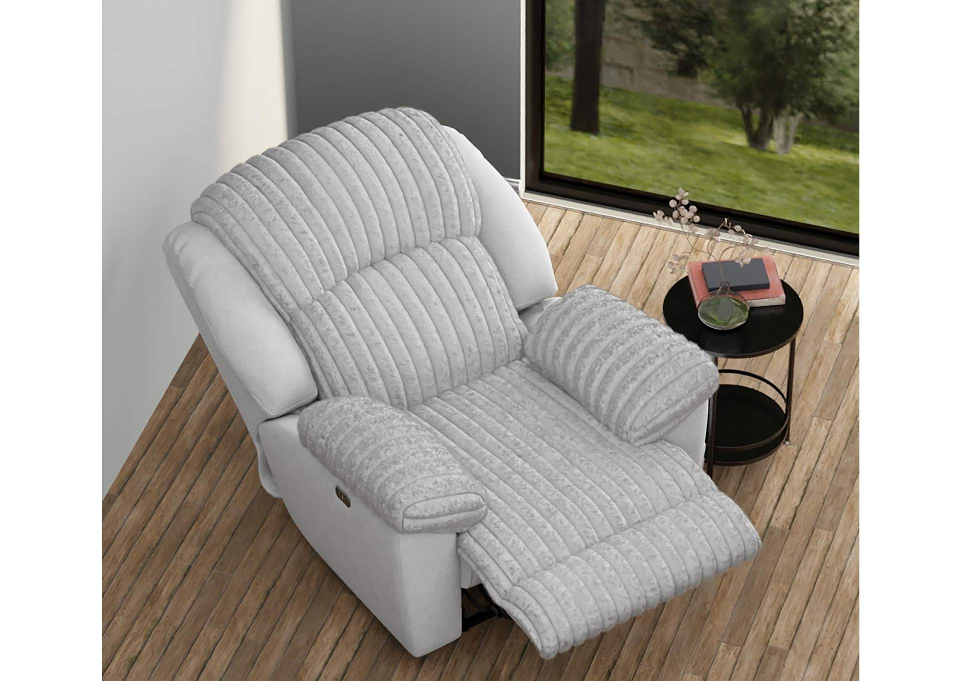 Shaggy Power Lay Flat Recliner with ZERO GRAVITY image 11