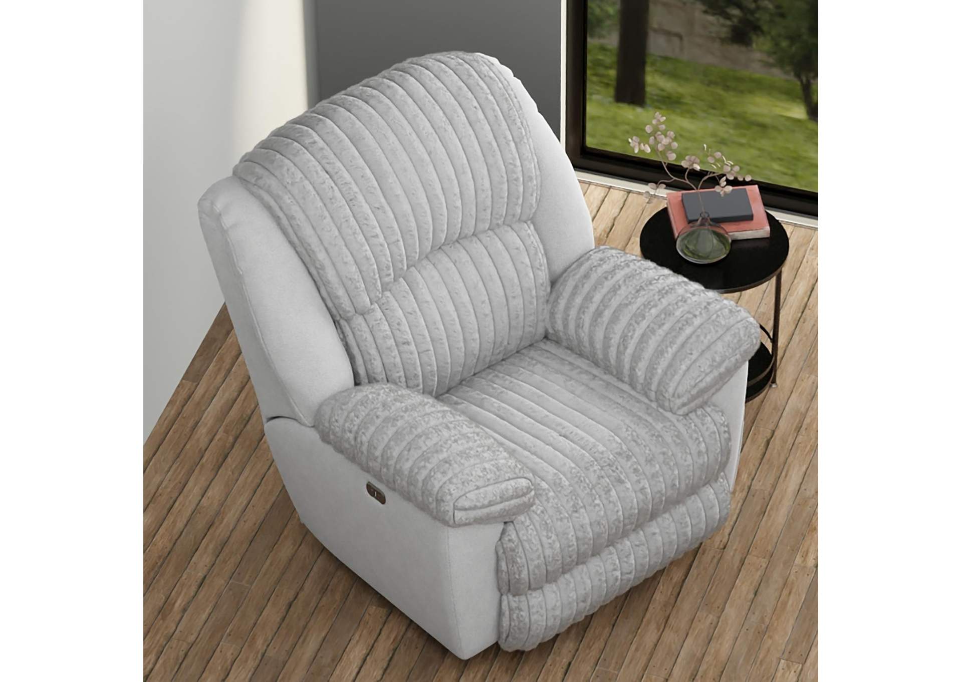 Shaggy Power Lay Flat Recliner with ZERO GRAVITY image 13