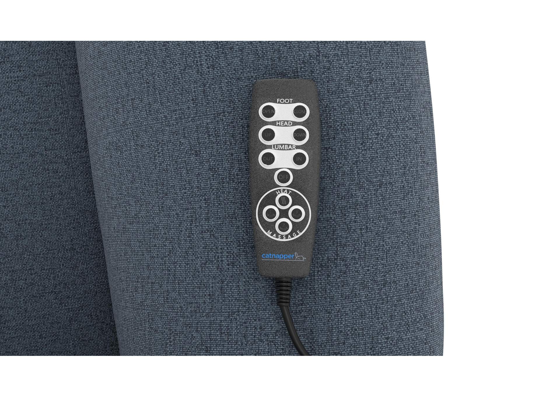 Dreamtime Power Headrest Power Lay Flat Recliner with CR3 Heat and Massageage - ZERO GRAVITY image 4