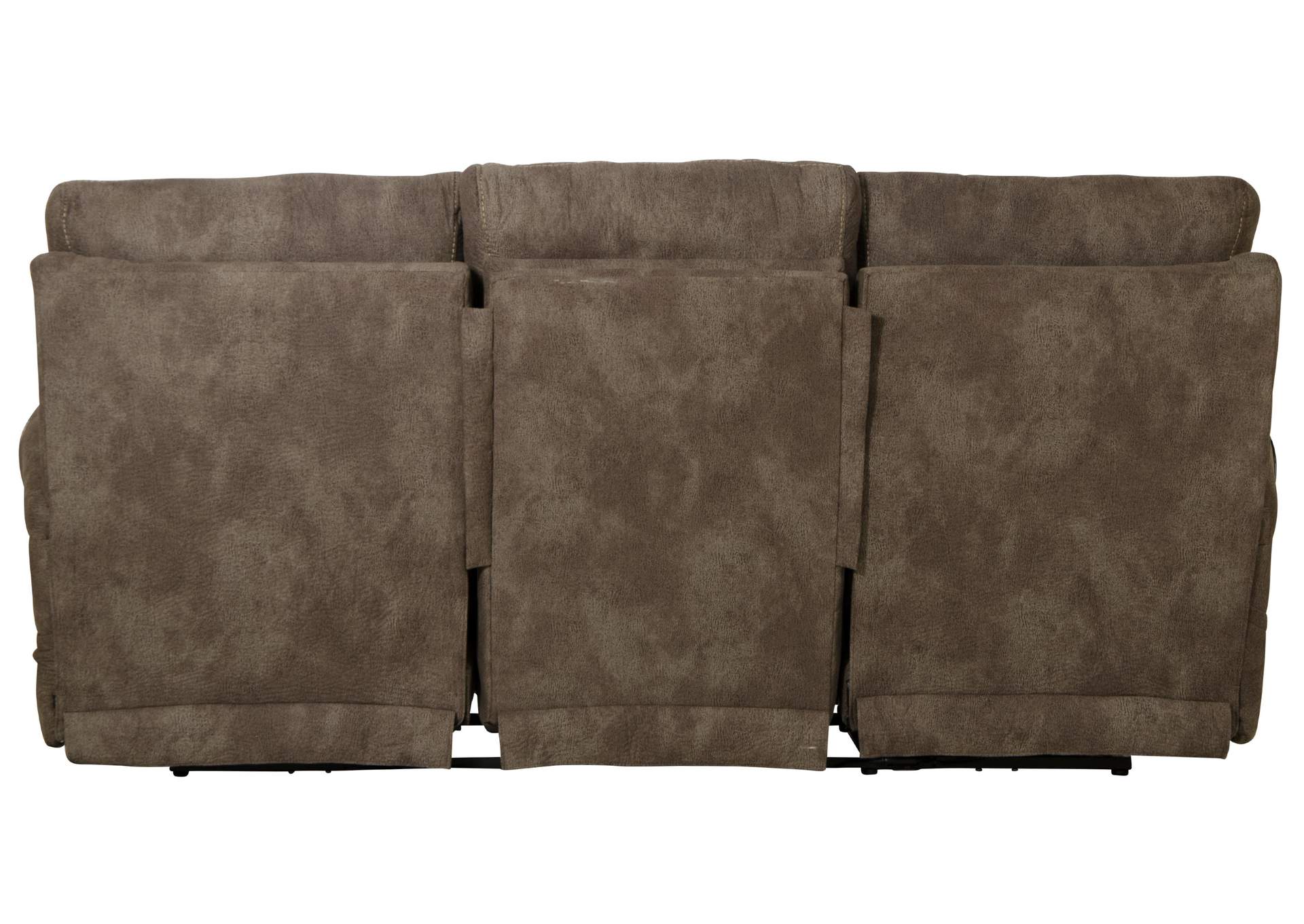 Tranquility Power Headrest Power Layflat Recliner Sofa with Drop Down Table - CR3 Heat and Massageage - Lumbar image 7