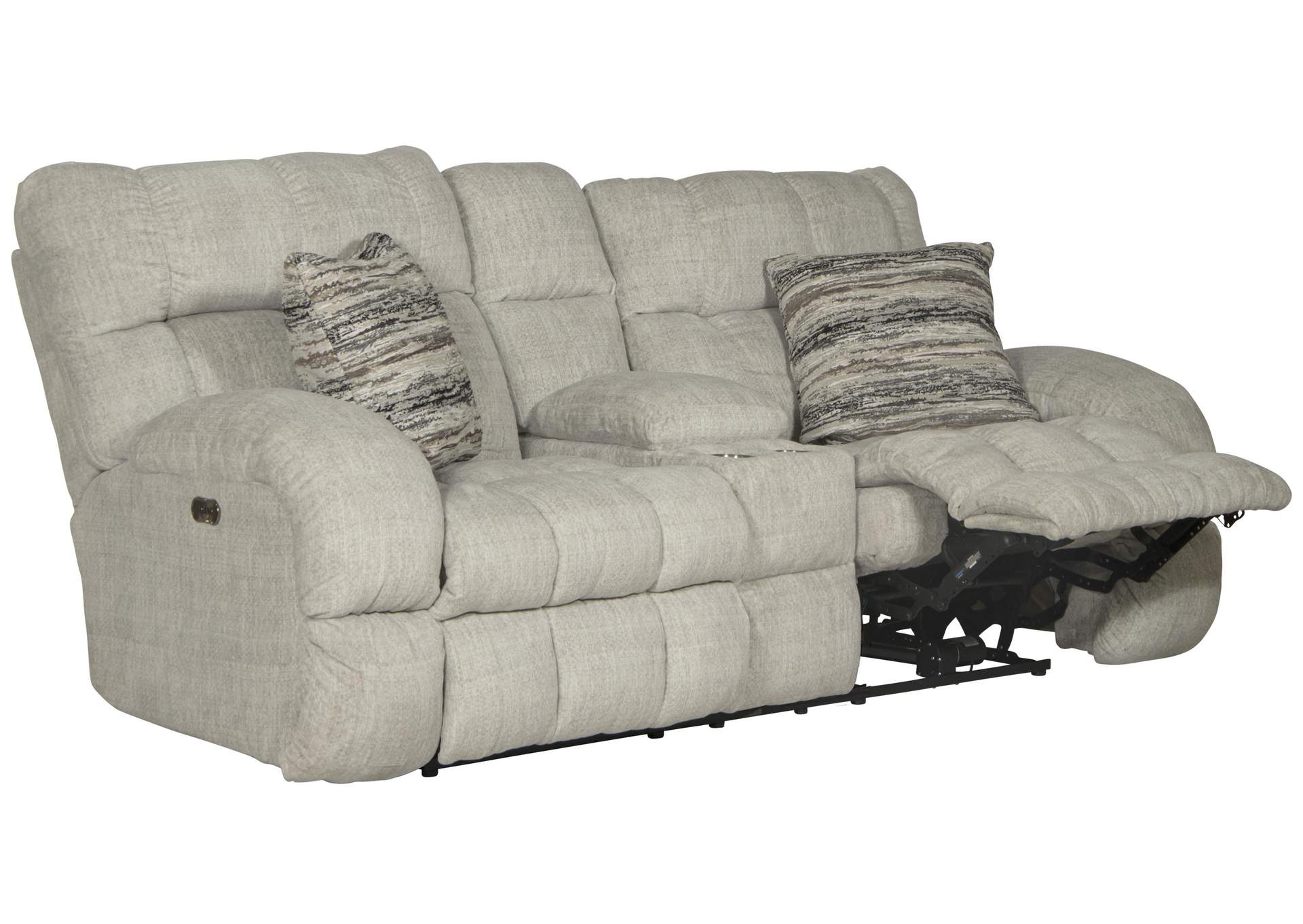 Ashland Power Lay Flat Recliner Console Loveseat image 7