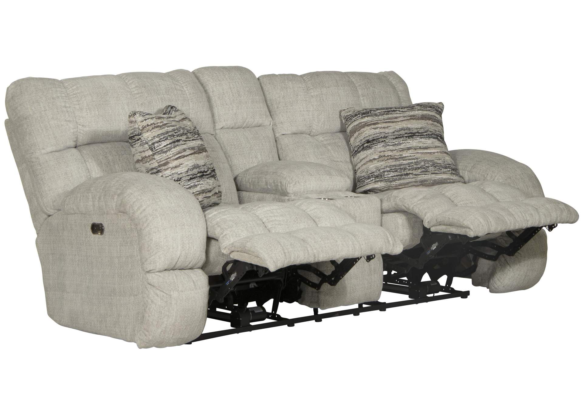 Ashland Power Lay Flat Recliner Console Loveseat image 5