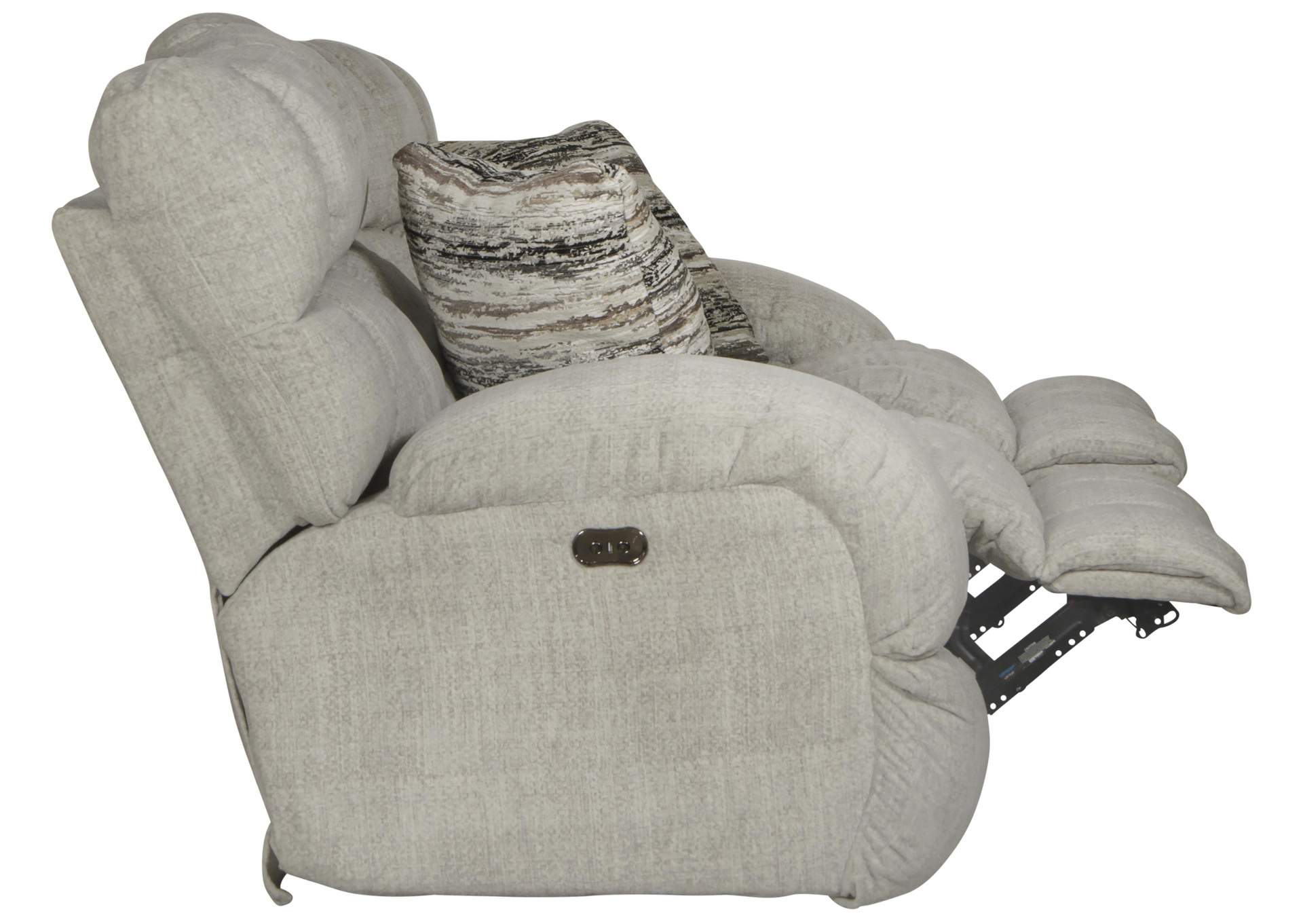 Ashland Power Lay Flat Recliner Console Loveseat image 11