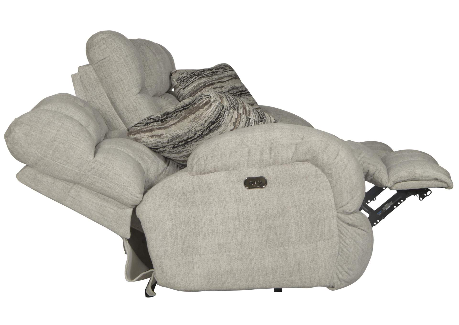 Ashland Power Lay Flat Recliner Console Loveseat image 9