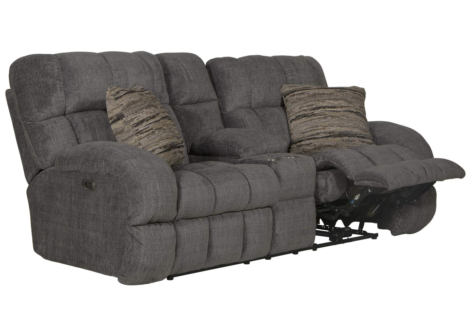 Ashland Power Lay Flat Recliner Console Loveseat image 4