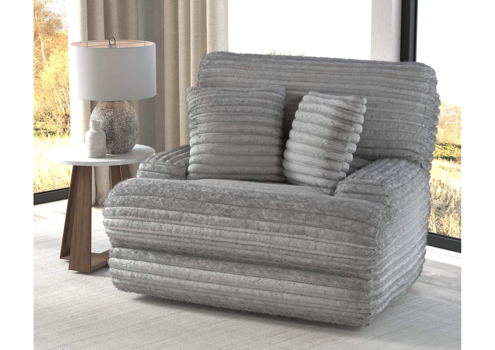 Cushy Power Headrest Deep Seat Recliner image 3