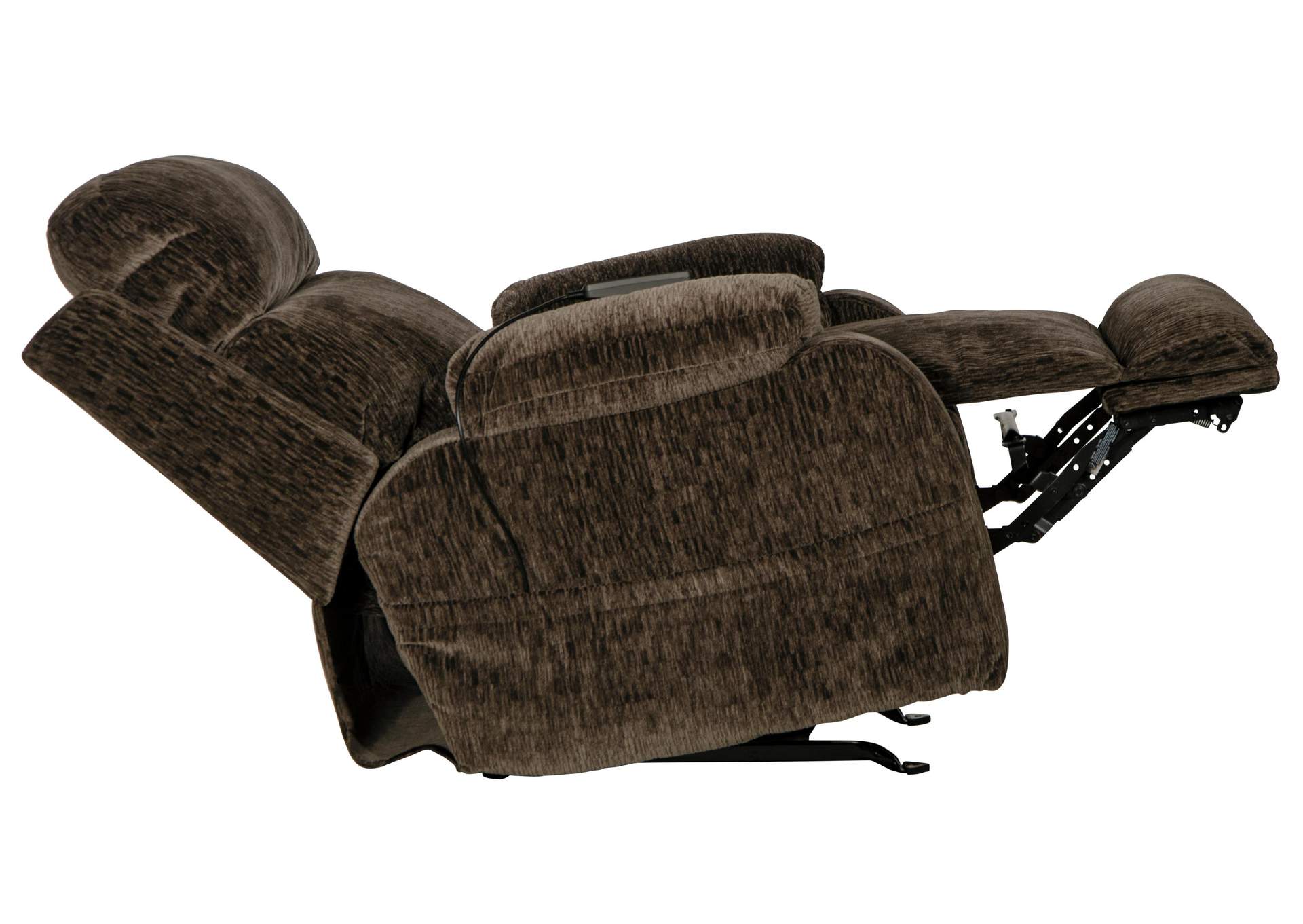 Refresher Power Headrest Power Rocker Recliner with CR3 Heat and Massageage - Lumbar image 9