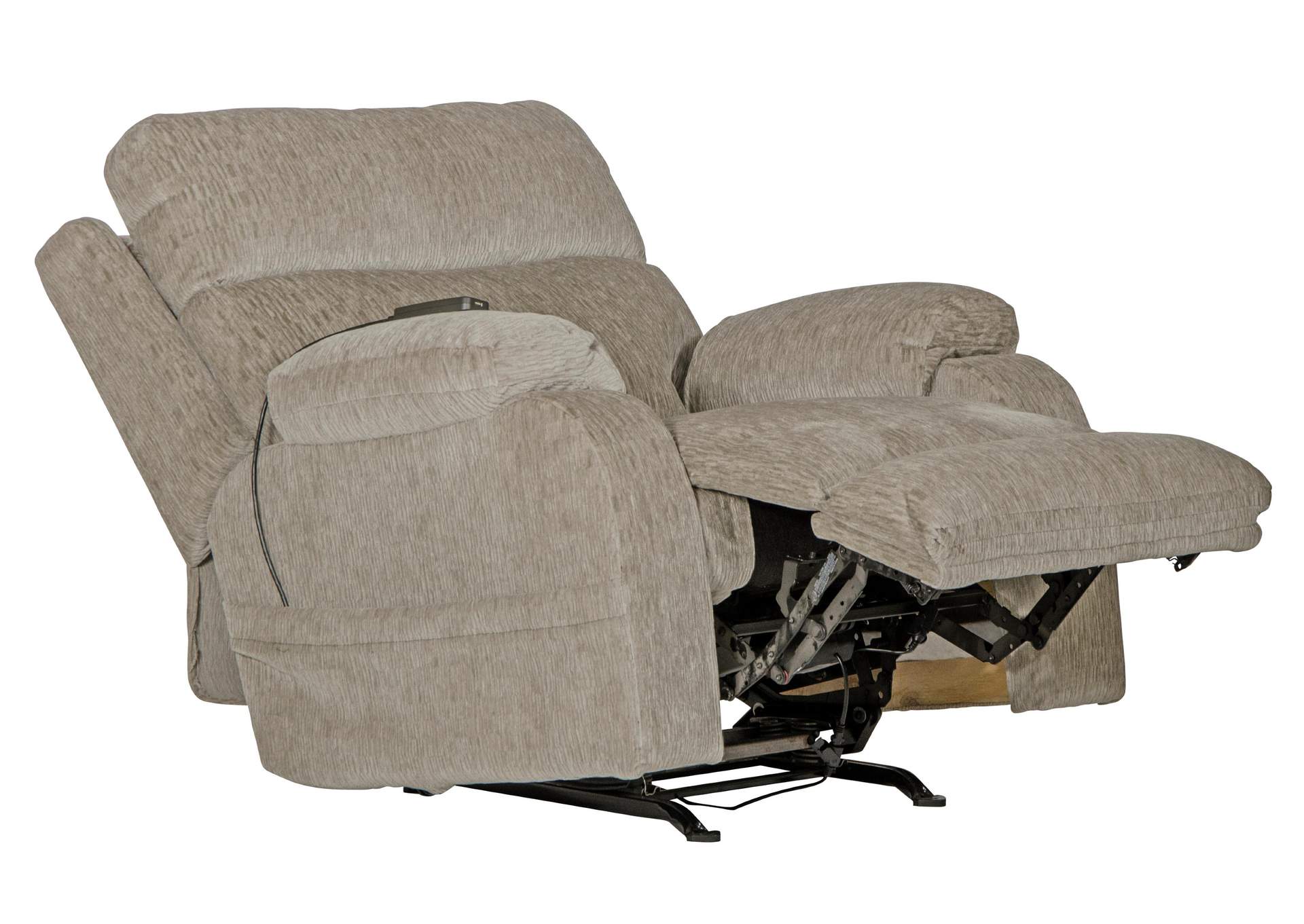 Refresher Power Headrest Power Rocker Recliner with CR3 Heat and Massageage - Lumbar image 4