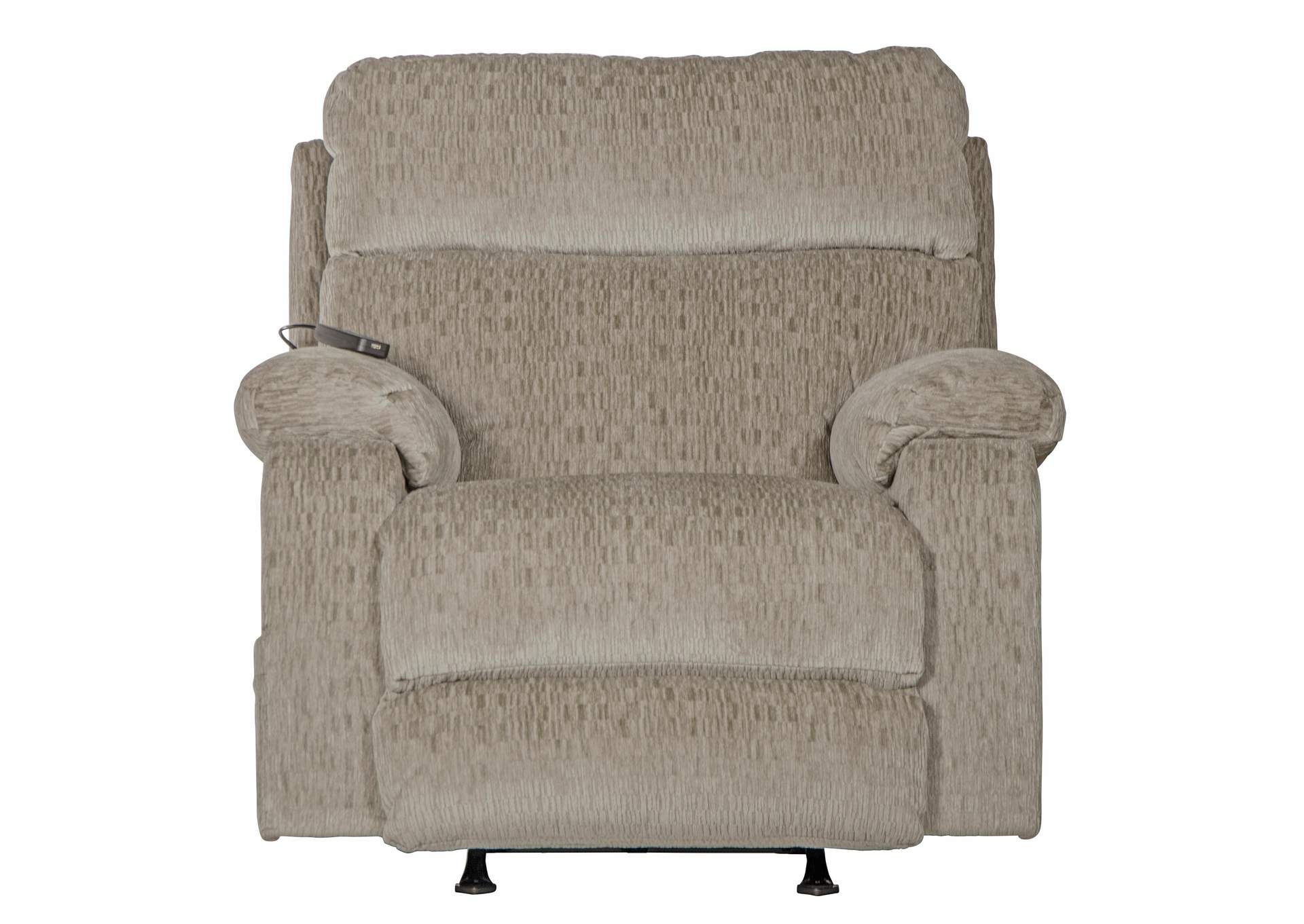 Refresher Power Headrest Power Rocker Recliner with CR3 Heat and Massageage - Lumbar image 6