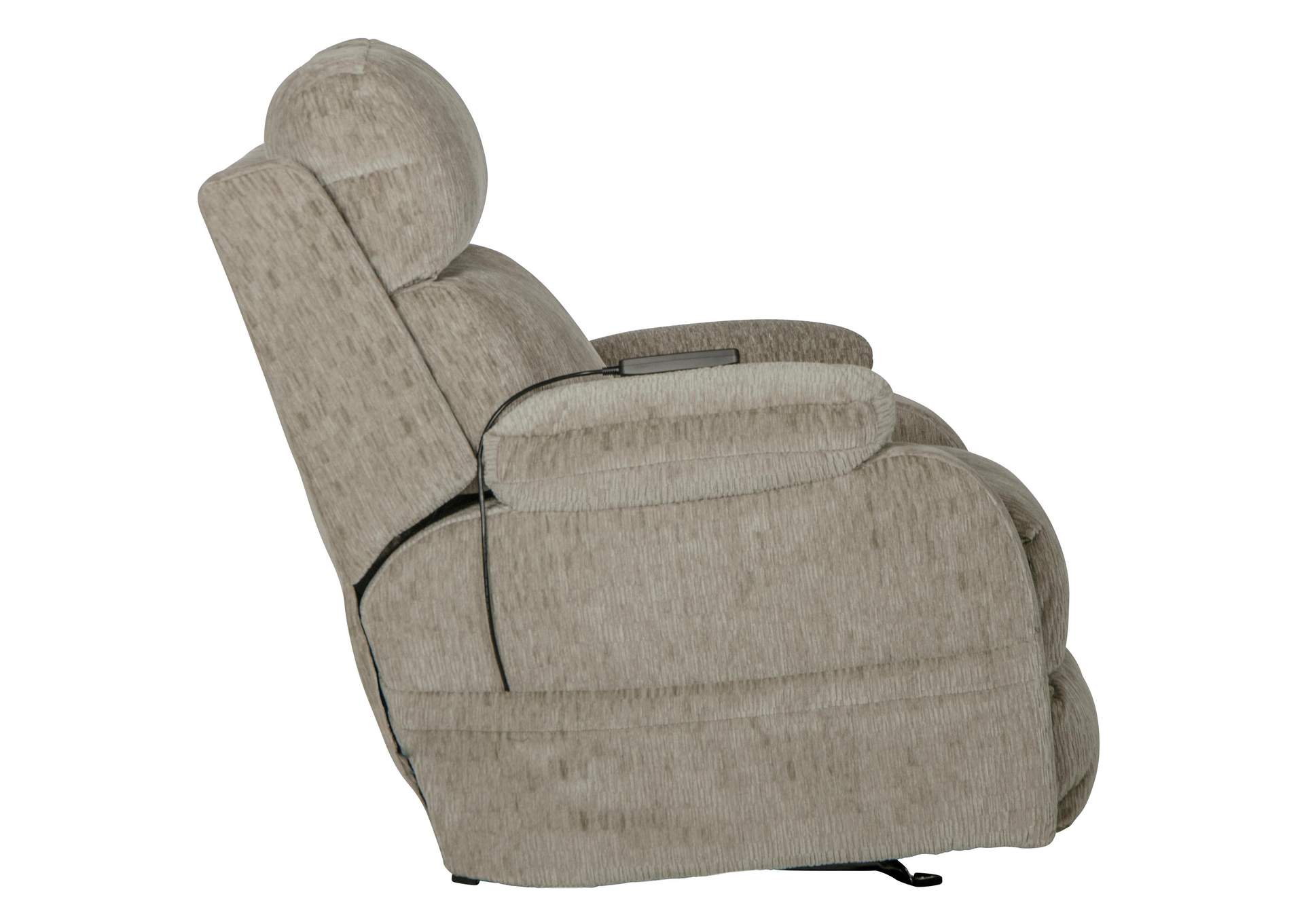 Refresher Power Headrest Power Rocker Recliner with CR3 Heat and Massageage - Lumbar image 7