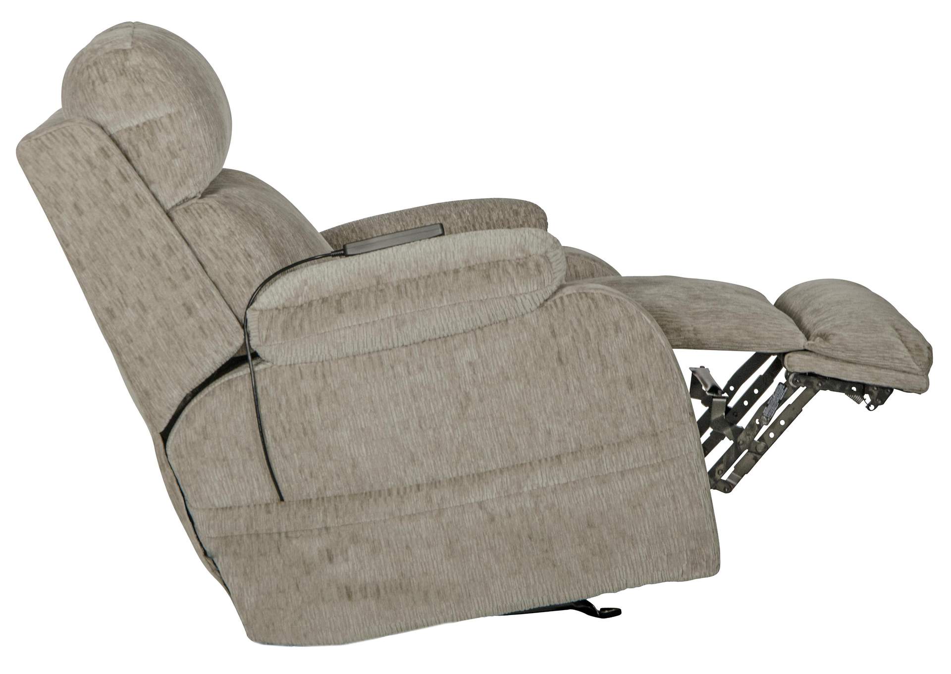 Refresher Power Headrest Power Rocker Recliner with CR3 Heat and Massageage - Lumbar image 8