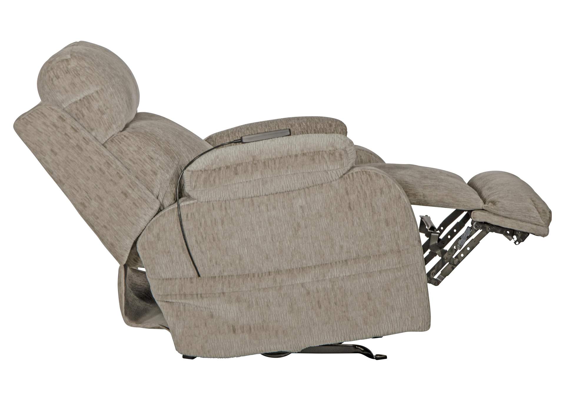 Refresher Power Headrest Power Rocker Recliner with CR3 Heat and Massageage - Lumbar image 9