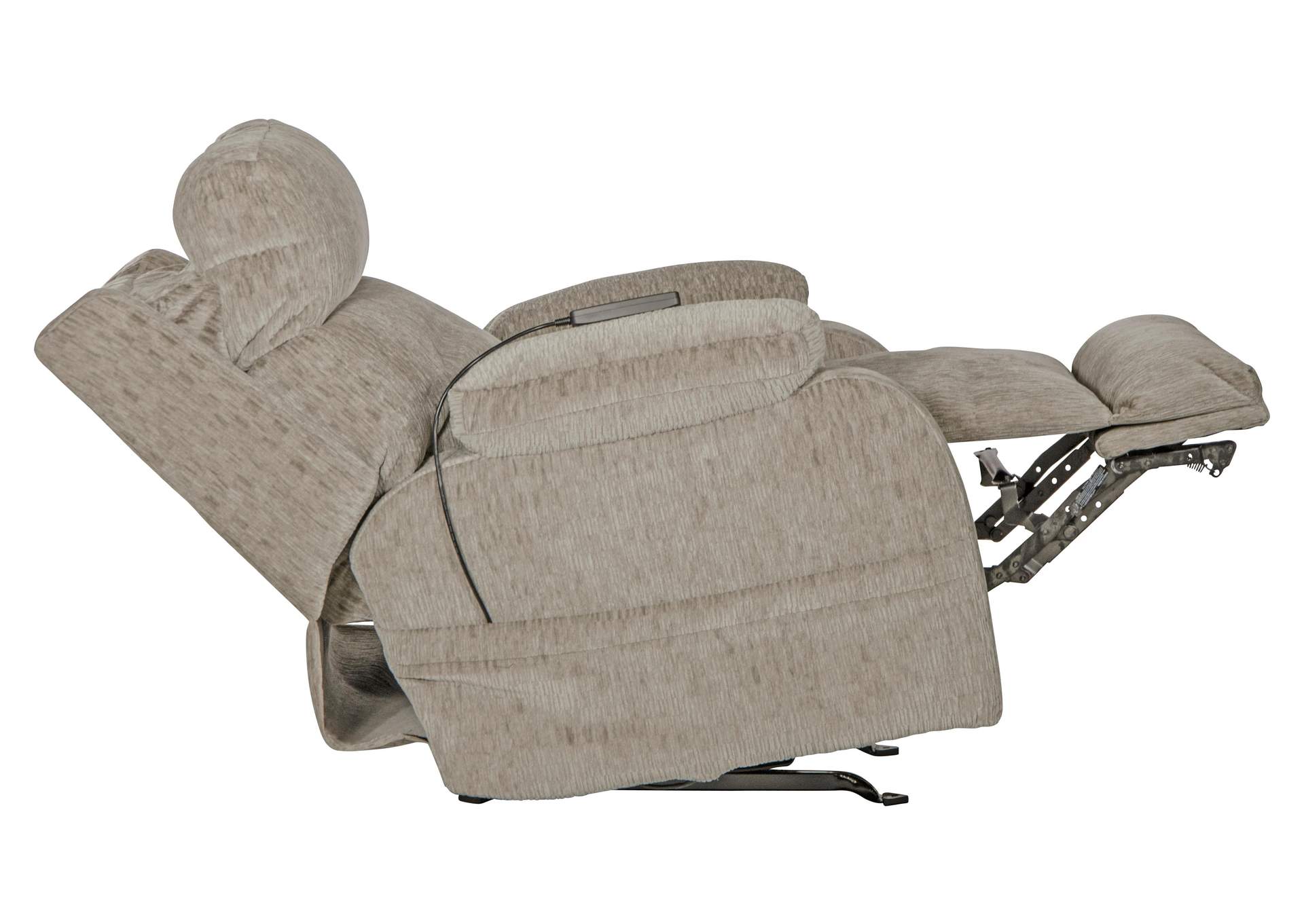 Refresher Power Headrest Power Rocker Recliner with CR3 Heat and Massageage - Lumbar image 10