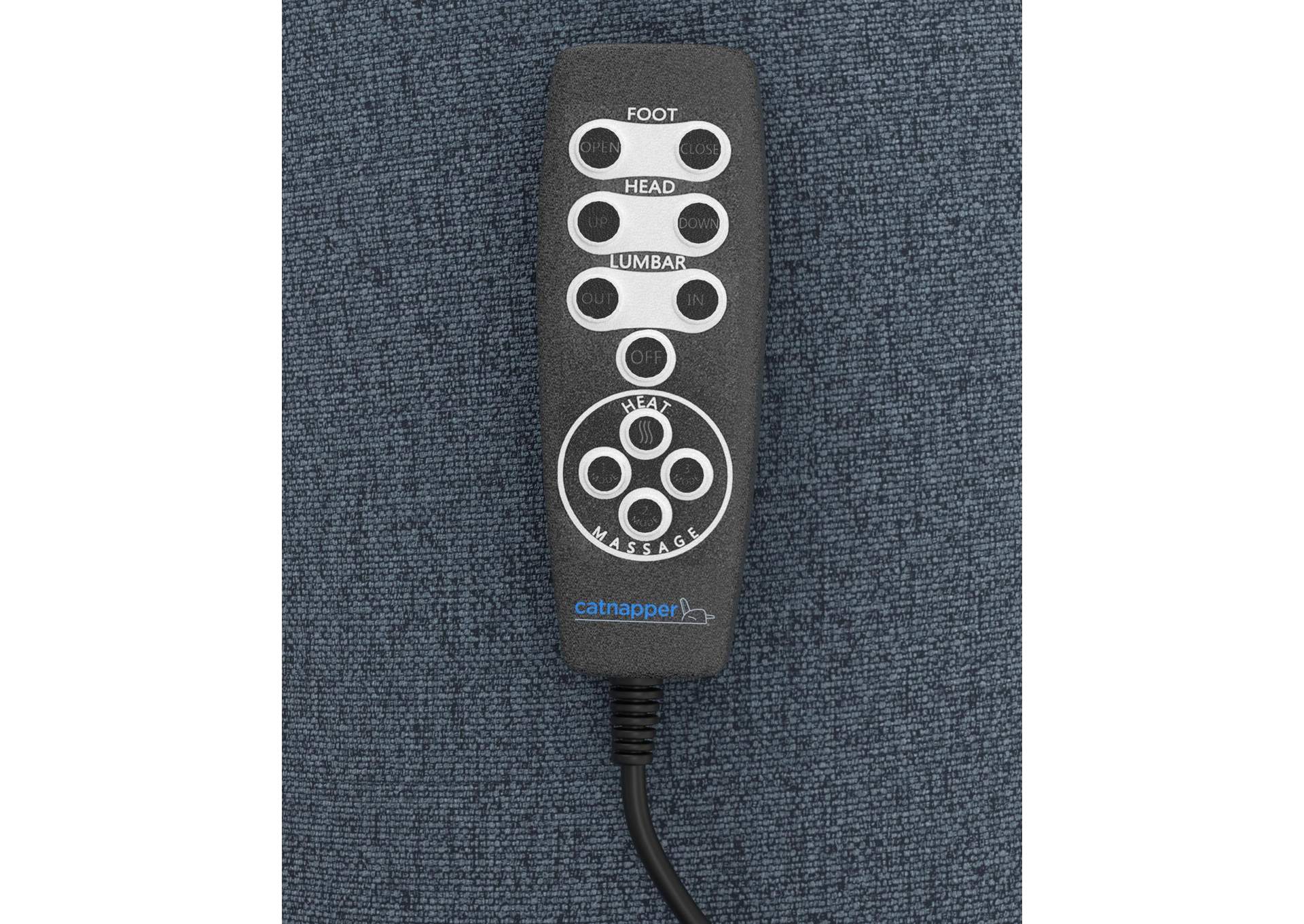 Dreamtime Power Headrest Power Lay Flat Recliner with CR3 Heat and Massageage - ZERO GRAVITY image 12