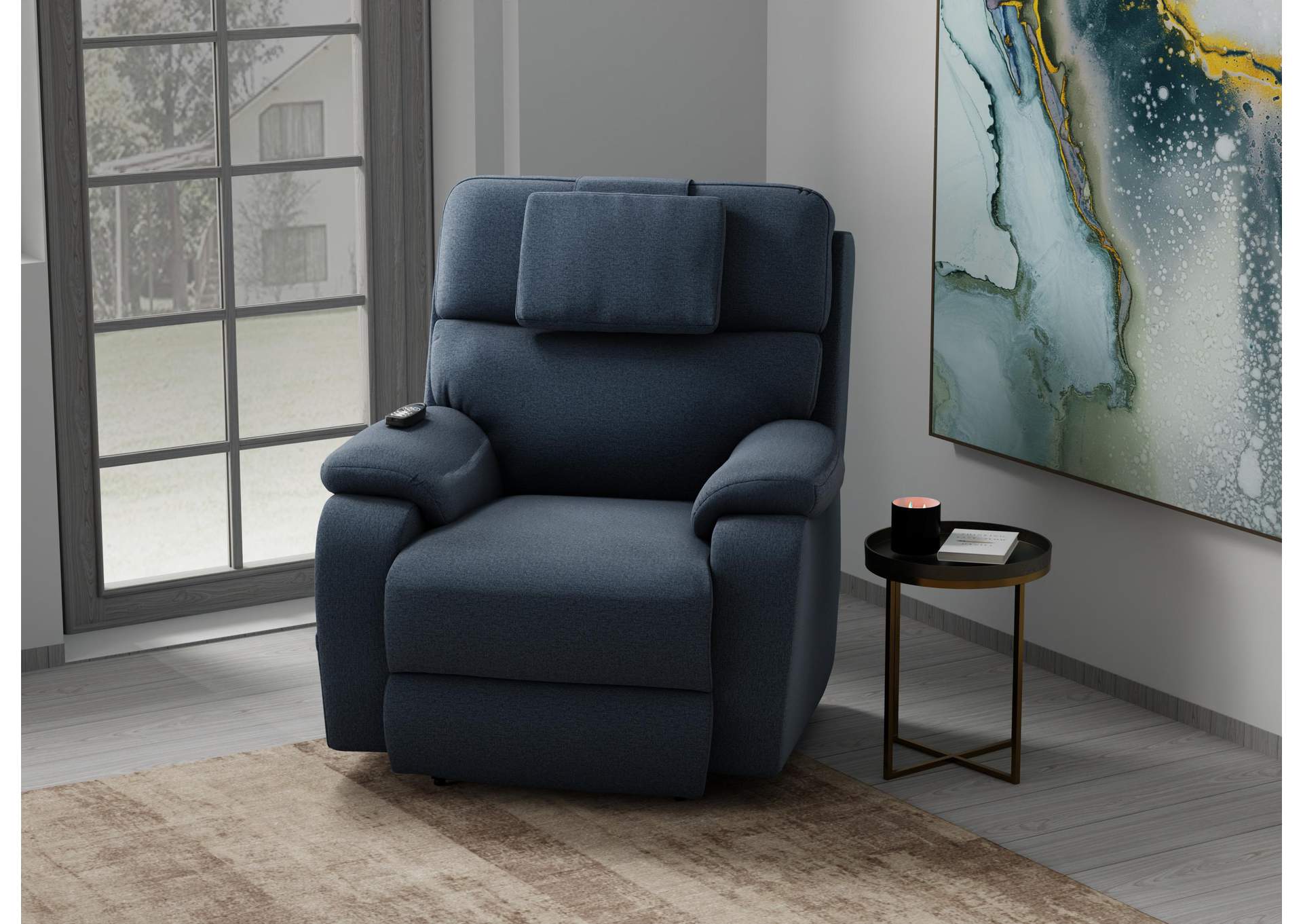 Dreamtime Power Headrest Power Lay Flat Recliner with CR3 Heat and Massageage - ZERO GRAVITY image 13