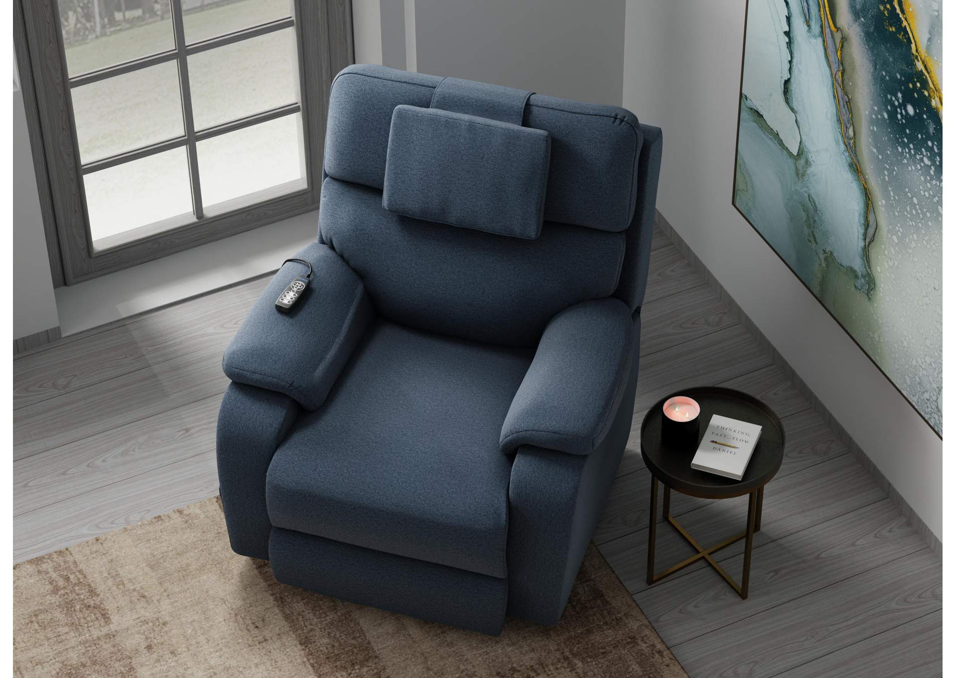 Dreamtime Power Headrest Power Lay Flat Recliner with CR3 Heat and Massageage - ZERO GRAVITY image 14