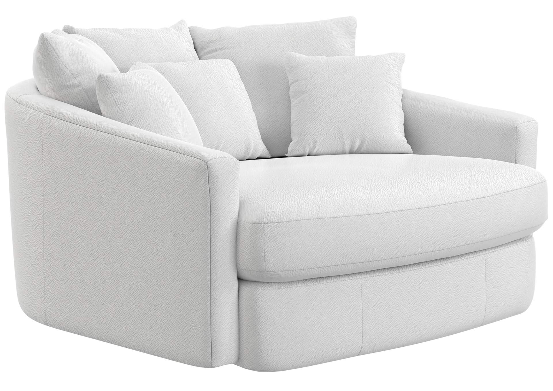 Matty Round Accent Cuddle Chaise image 3