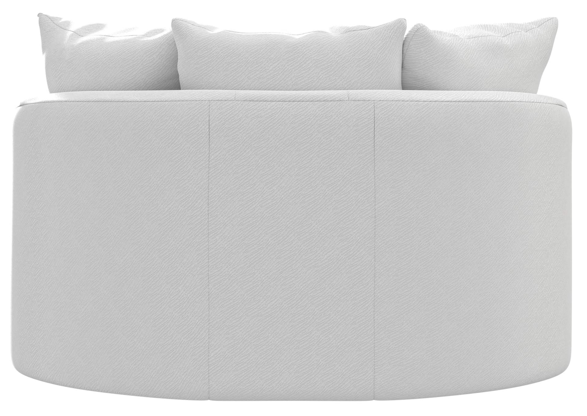 Matty Round Accent Cuddle Chaise image 4