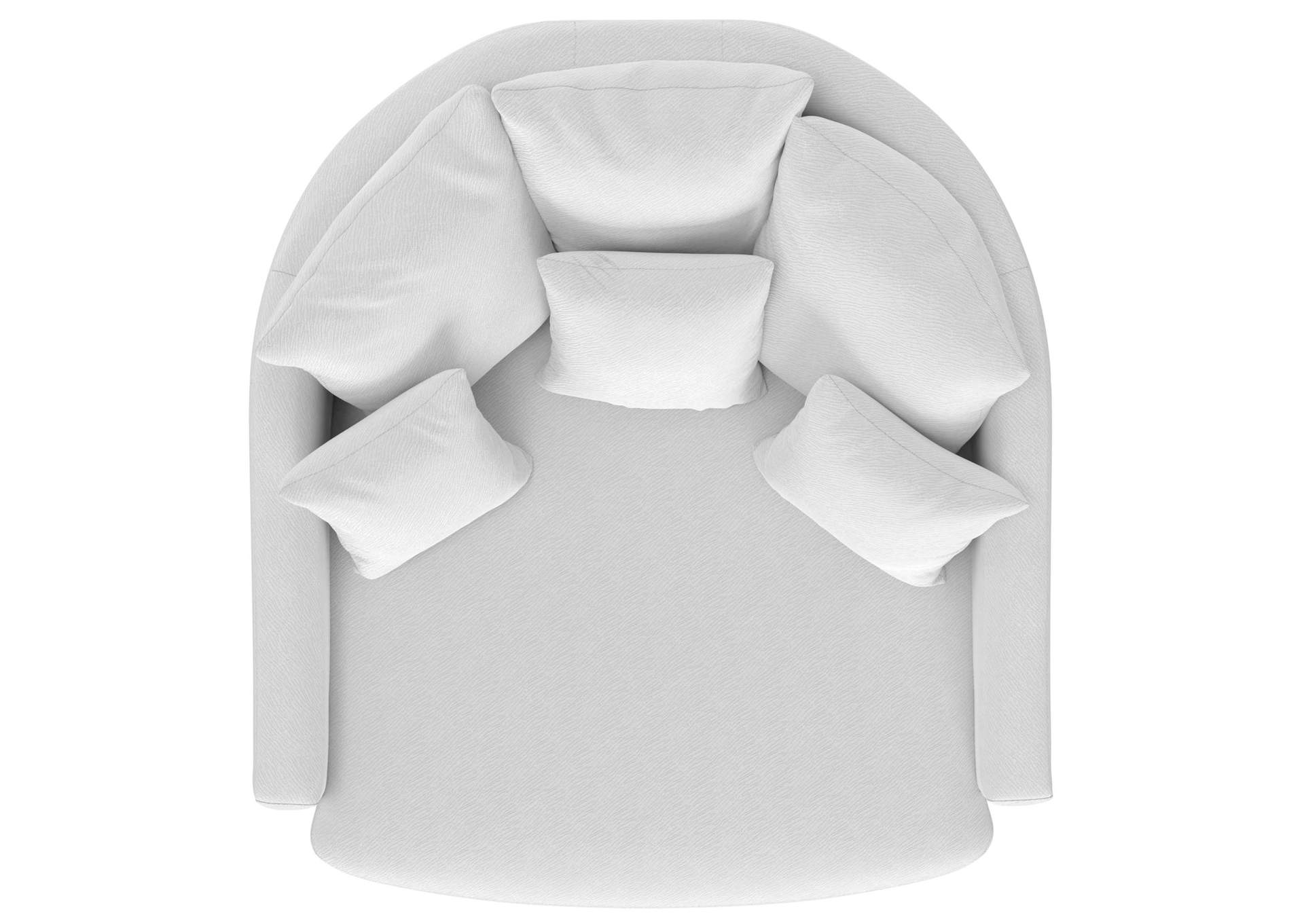 Matty Round Accent Cuddle Chaise image 12