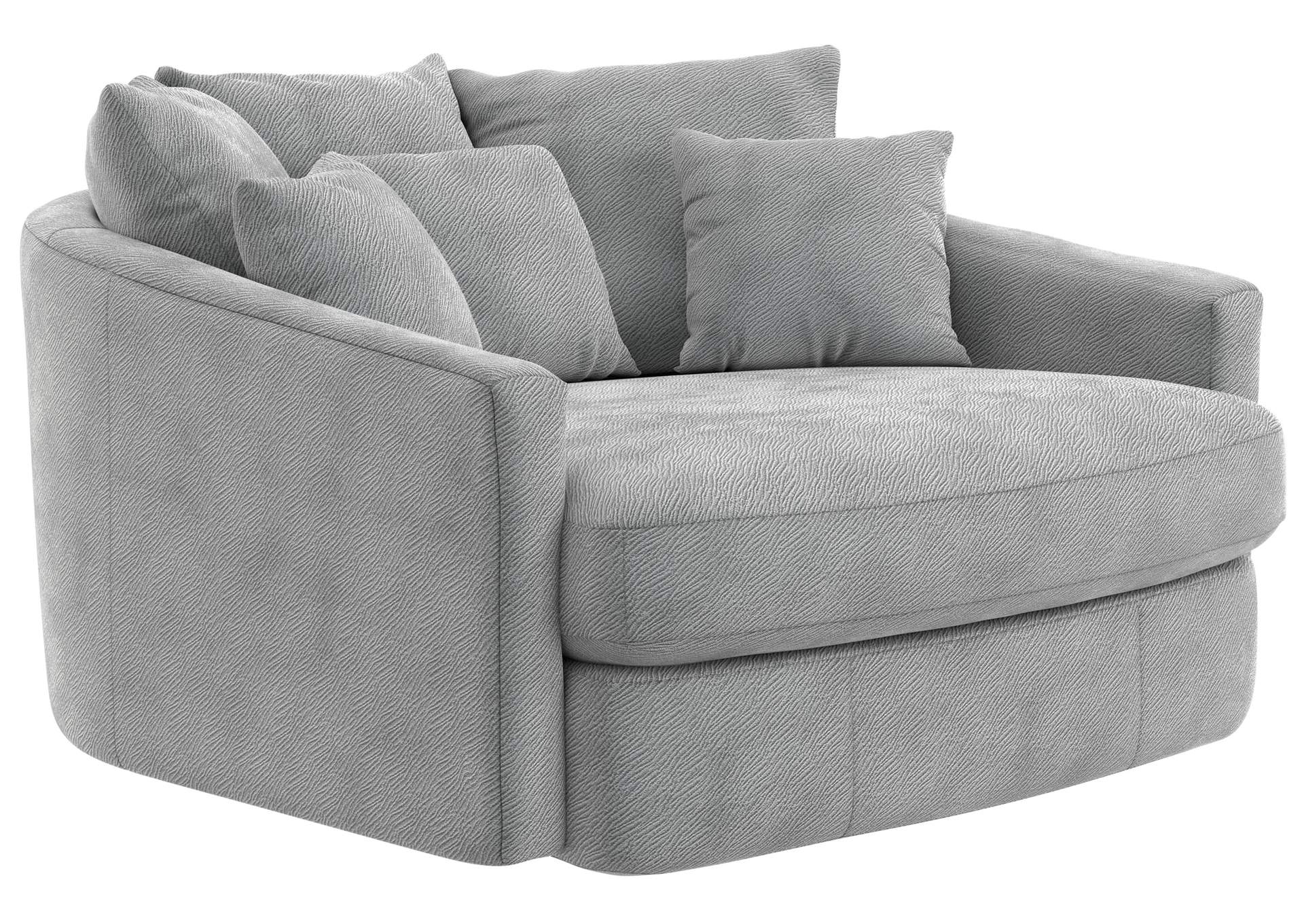 Matty Round Accent Cuddle Chaise image 3