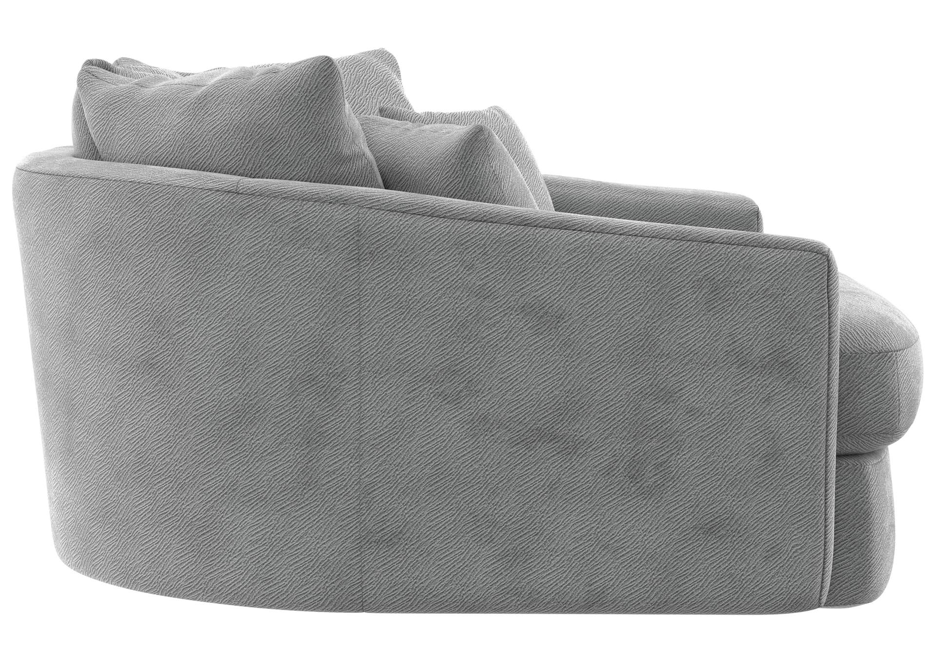 Matty Round Accent Cuddle Chaise image 13