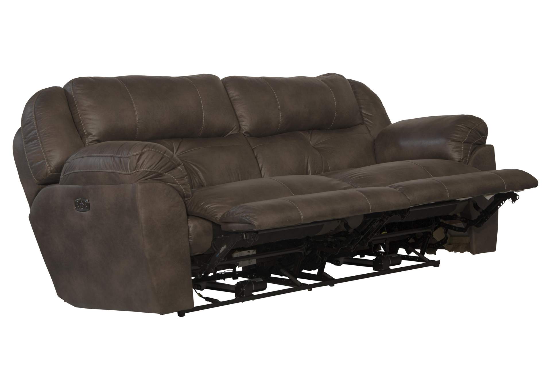 Ferrington Power Headrest with Lumbar Power Lay Flat Reclining Sofa image 4