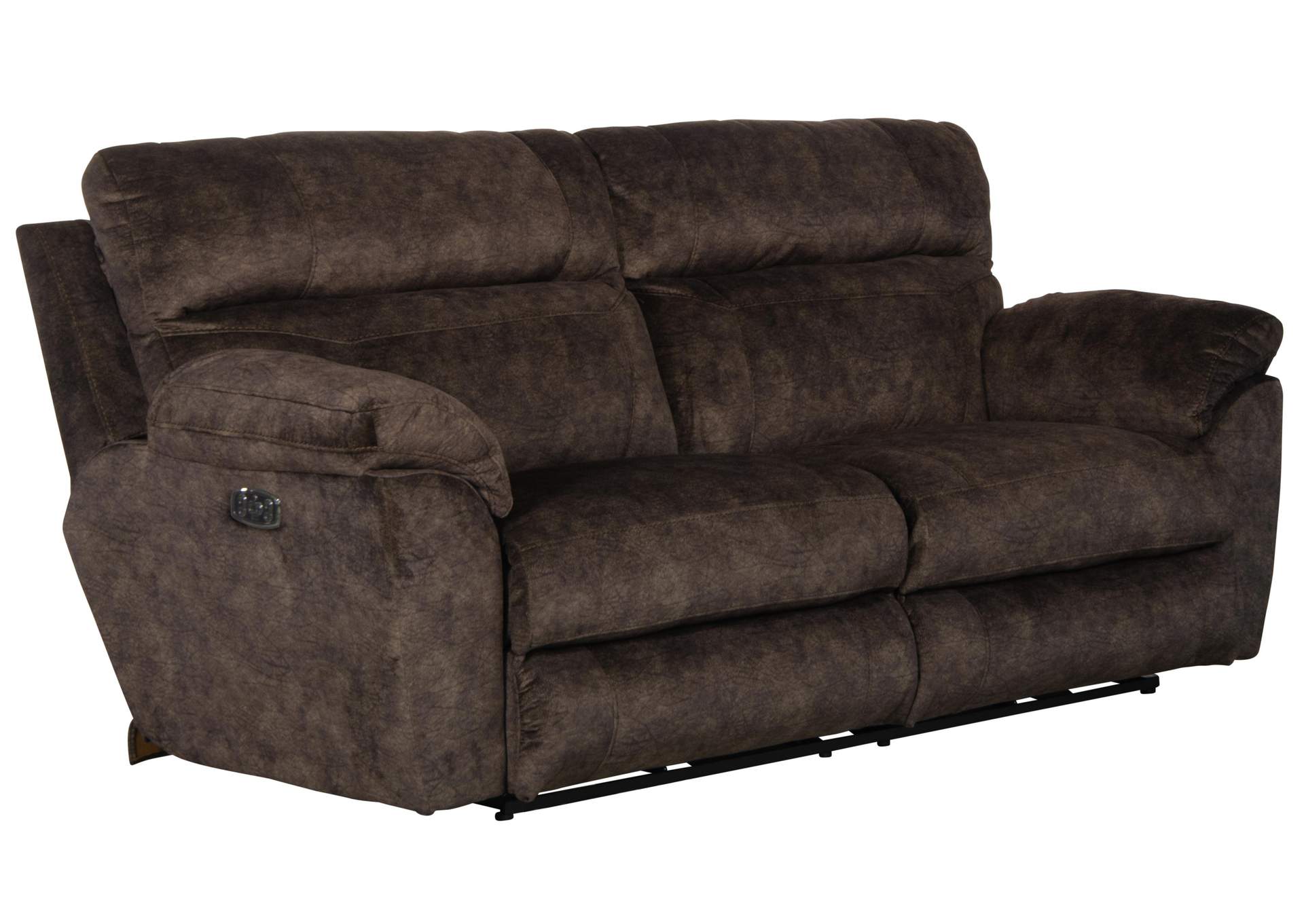 Sedona Power Hdrst with Lumbar Lay Flat Reclining Console Loveseat with Storage and Cupholders image 3