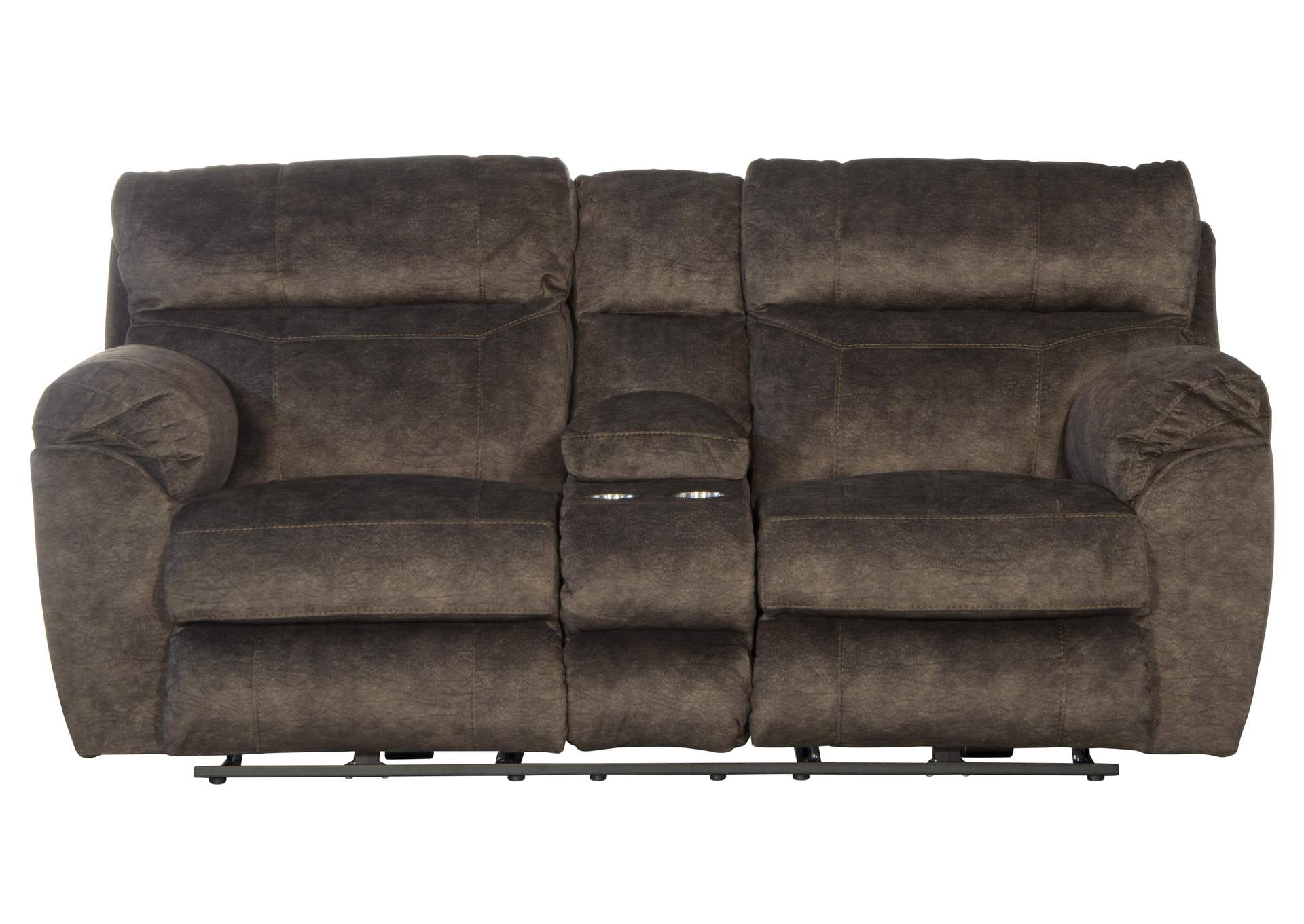 Sedona Power Hdrst with Lumbar Lay Flat Reclining Console Loveseat with Storage and Cupholders image 7