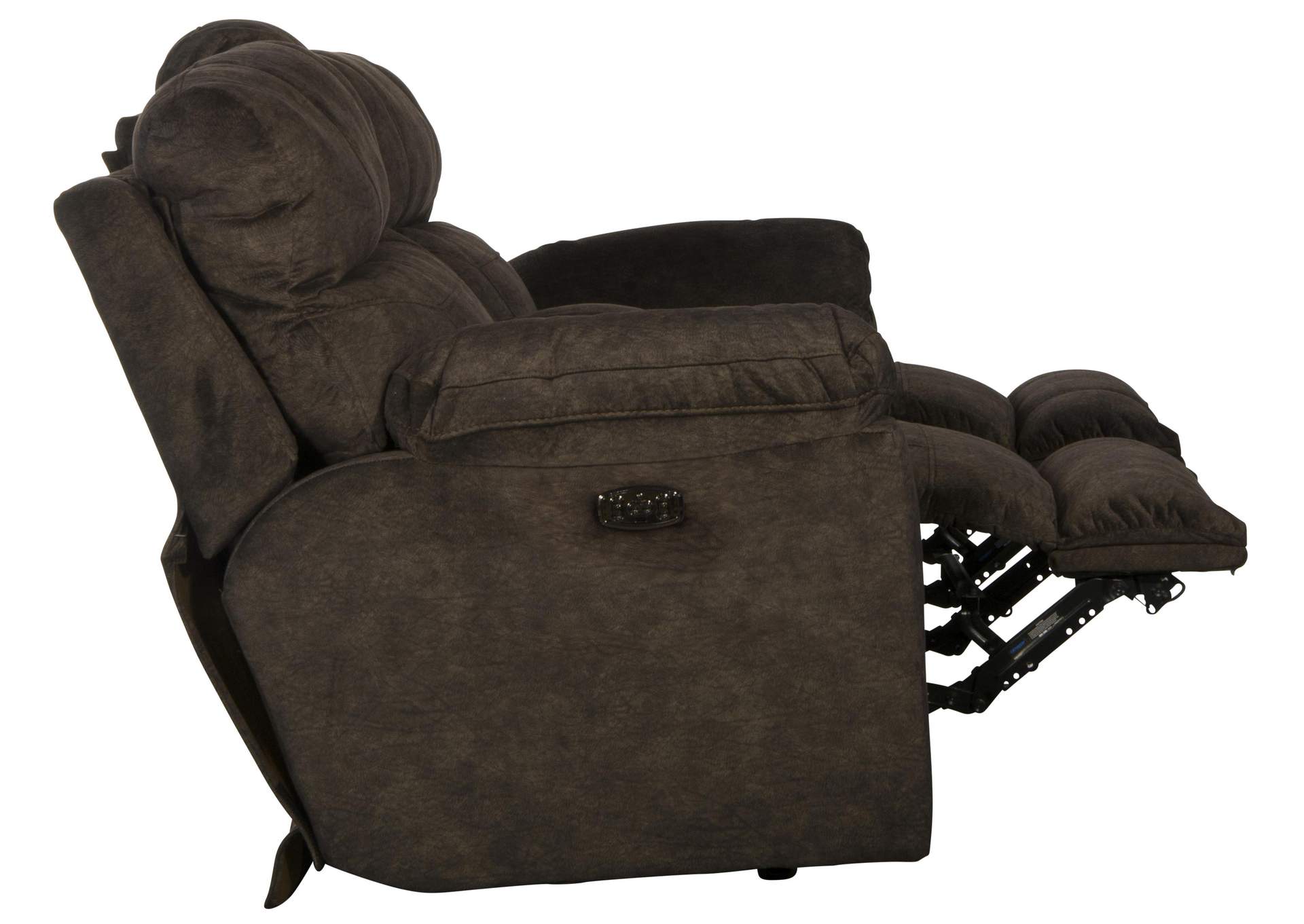 Sedona Power Hdrst with Lumbar Lay Flat Reclining Console Loveseat with Storage and Cupholders image 9
