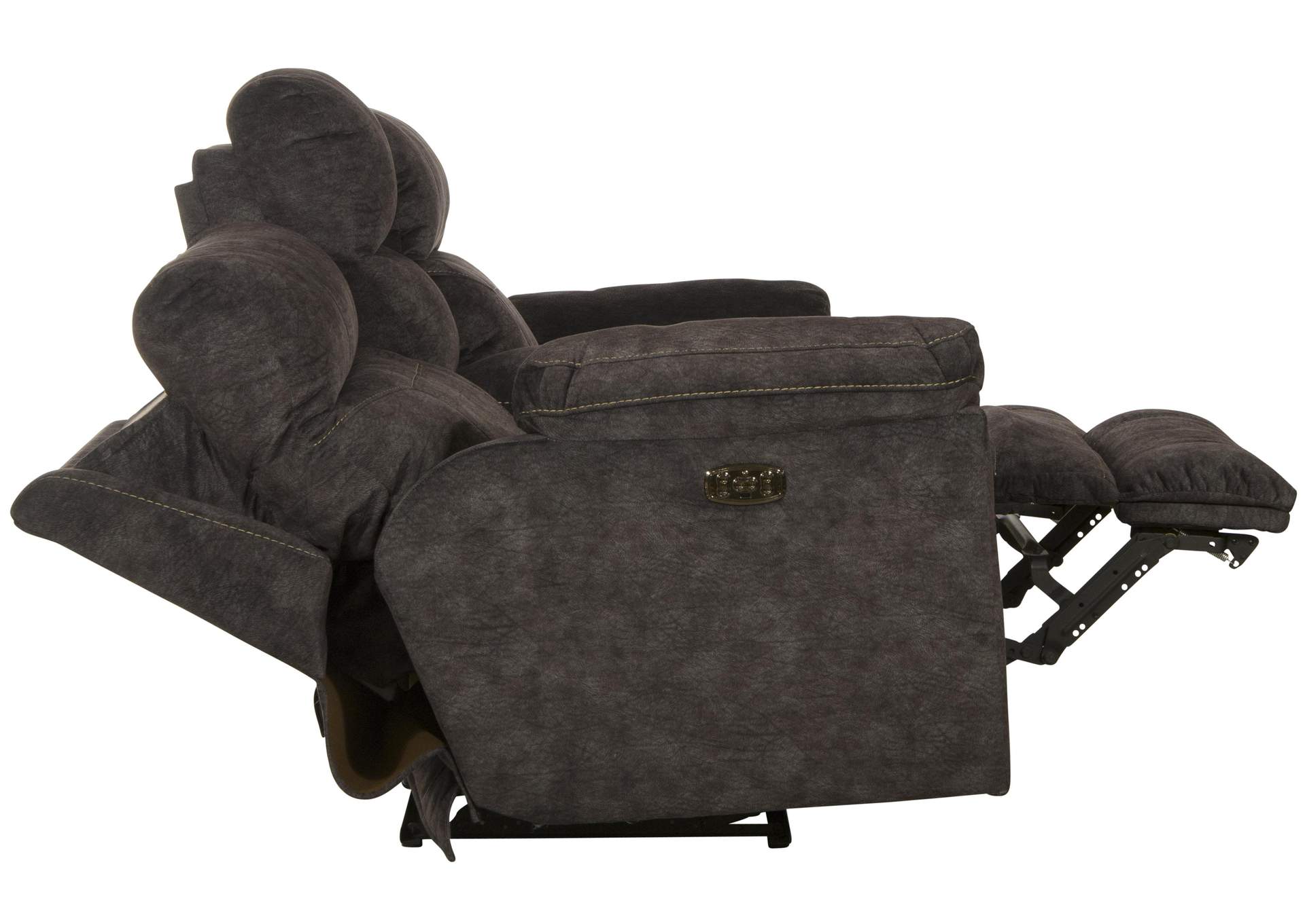 Sedona Power Hdrst with Lumbar Lay Flat Reclining Console Loveseat with Storage and Cupholders image 12