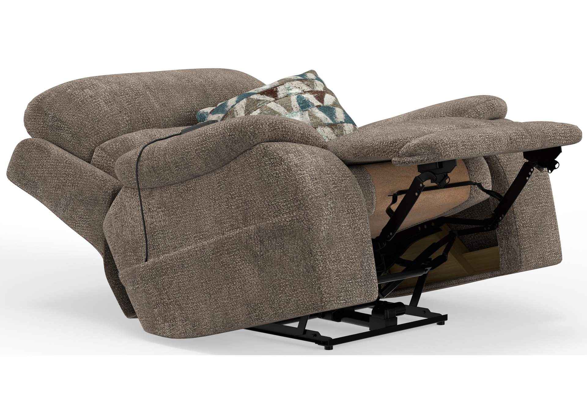 Joya Power Headrest Power Layflat Recliner with CR3 Heat and Massageage - Lumbar - Zg image 4