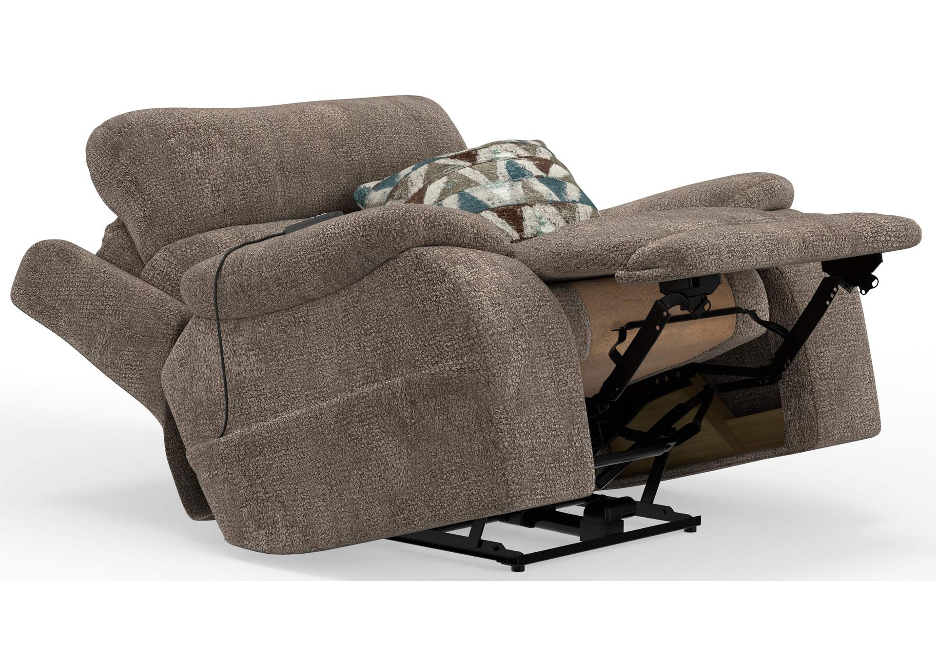 Joya Power Headrest Power Layflat Recliner with CR3 Heat and Massageage - Lumbar - Zg image 5