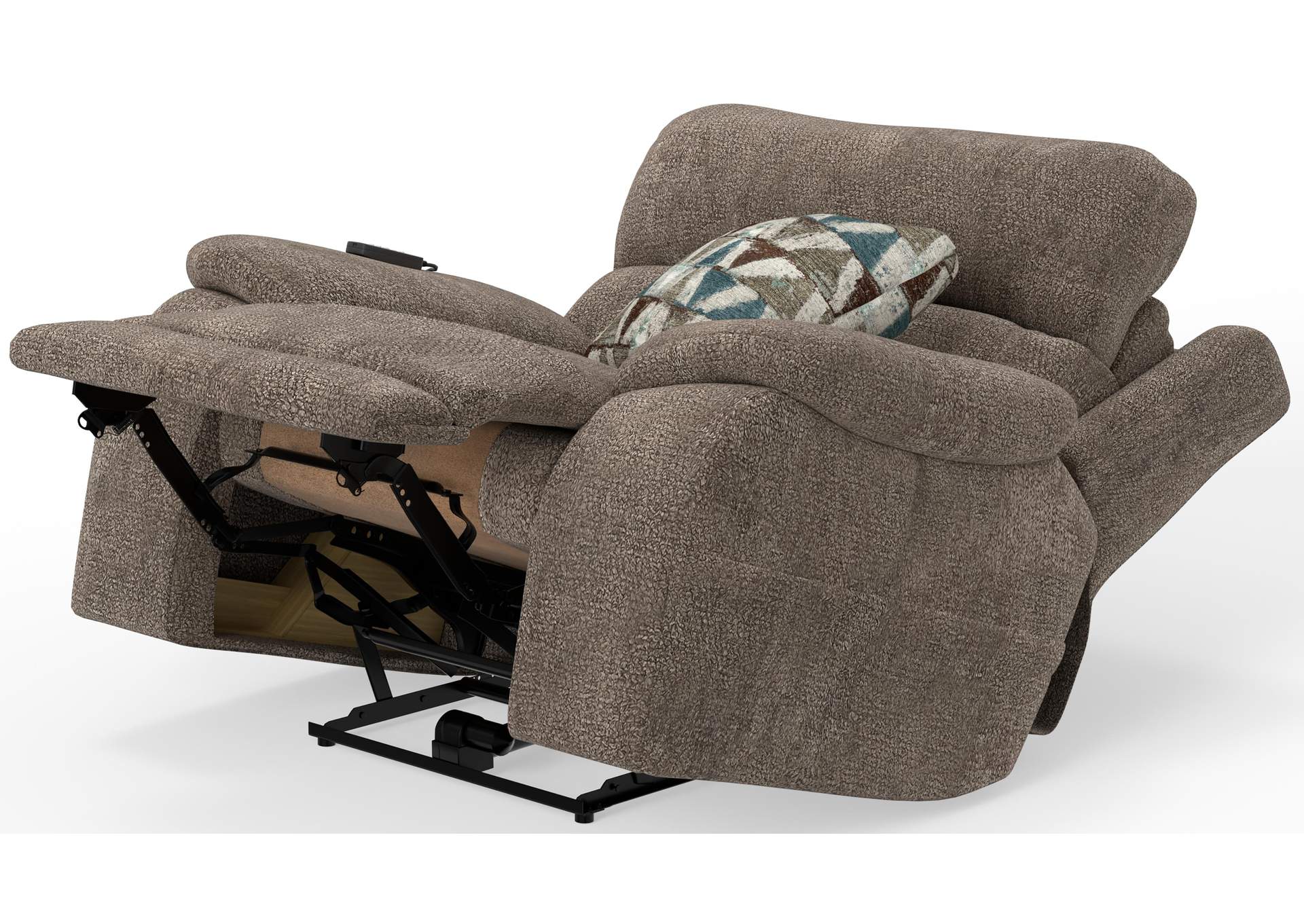 Joya Power Headrest Power Layflat Recliner with CR3 Heat and Massageage - Lumbar - Zg image 8