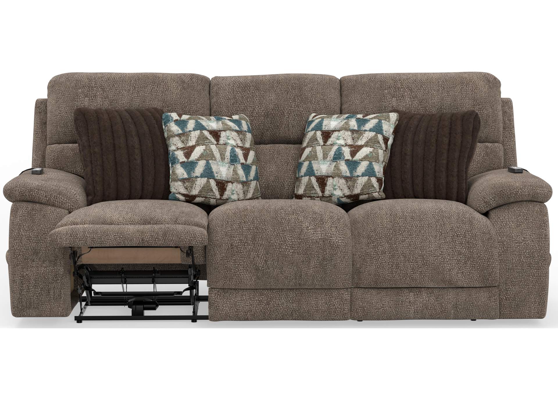 Joya Power Headrest Power Layflat Recliner Sofa with CR3 Heat and Massageage - Lumbar - Zg image 8