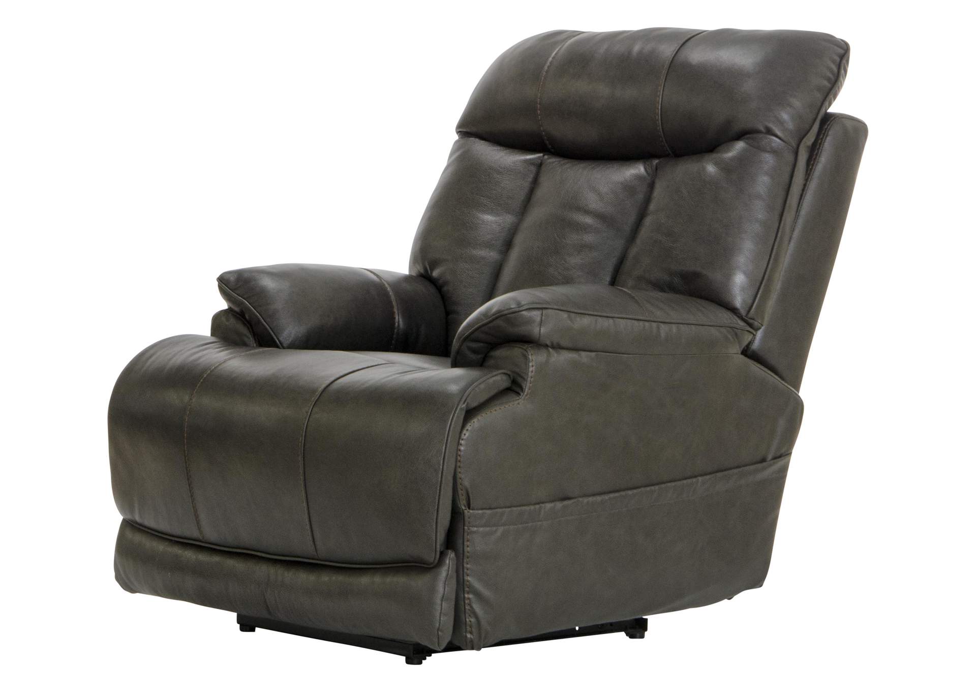 Naples Power Headrest with Lumbar Power Lay Flat Recliner with Extended Ottoman image 3