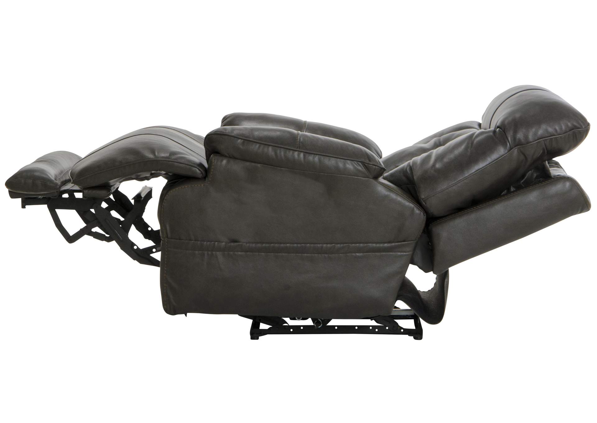 Naples Power Headrest with Lumbar Power Lay Flat Recliner with Extended Ottoman image 9