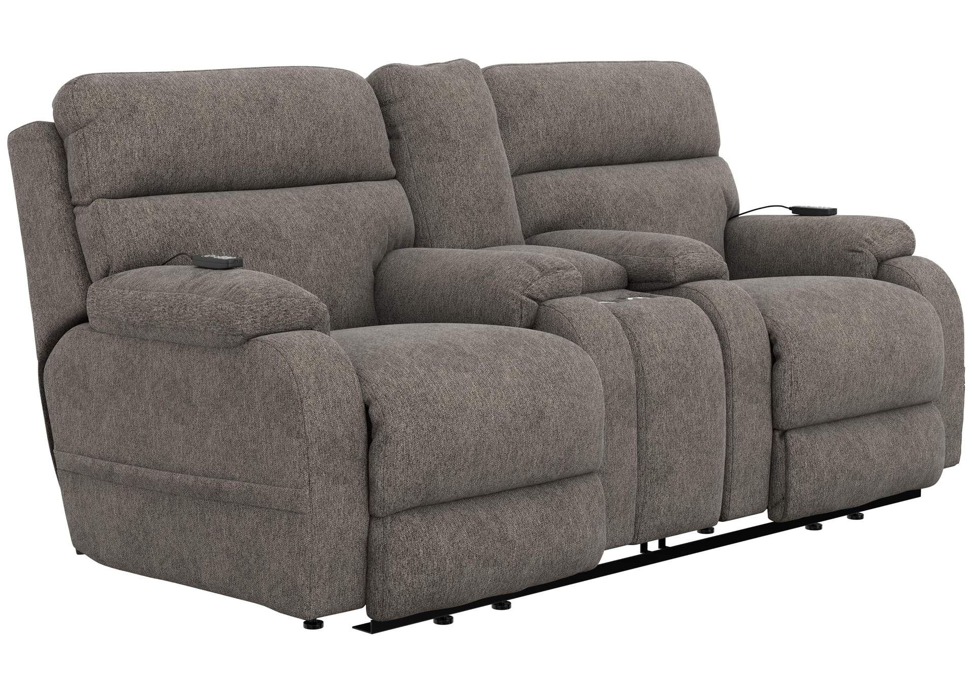 Regenerator Dual Lift Power Headrest Console Loveseat with CR3 Heat and Massageage - Lumbar - ZERO GRAVITY image 3