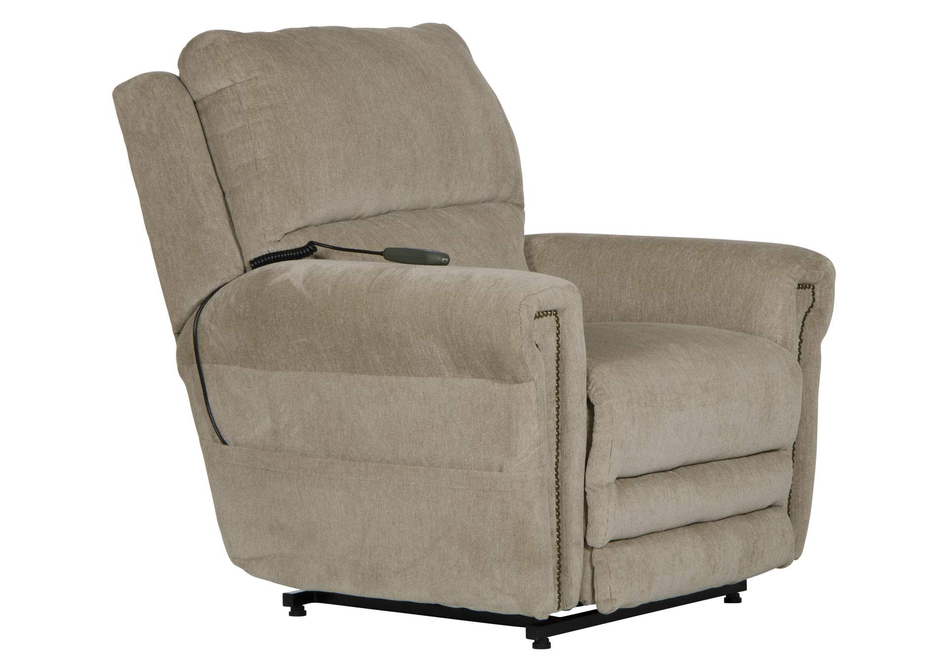 Warner Power Headrest with Lumbar Power Lay Flat Recliner image 3