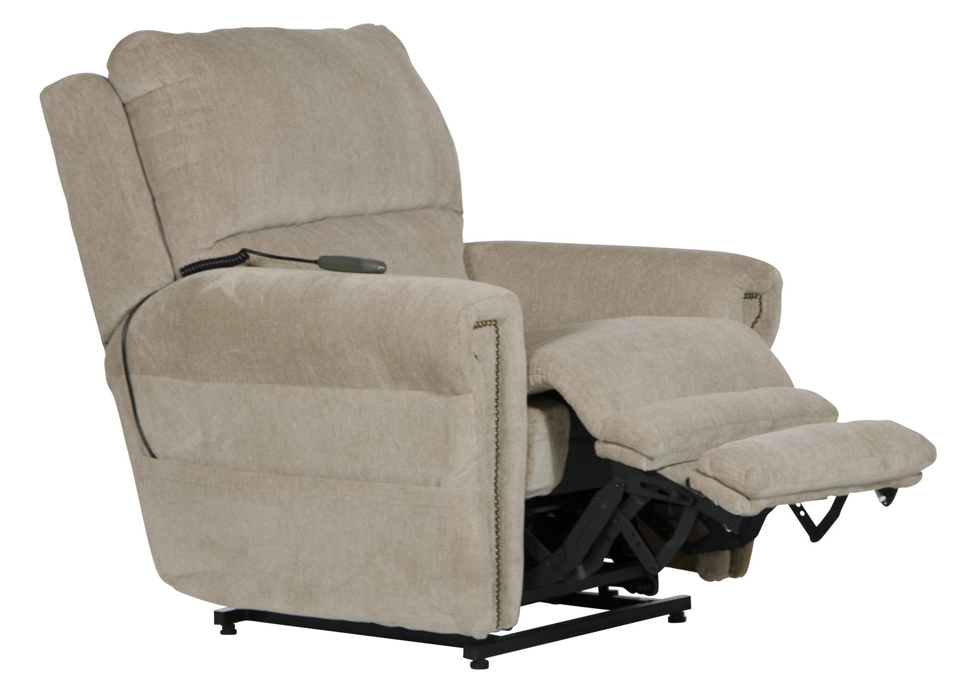 Warner Power Headrest with Lumbar Power Lay Flat Recliner image 4