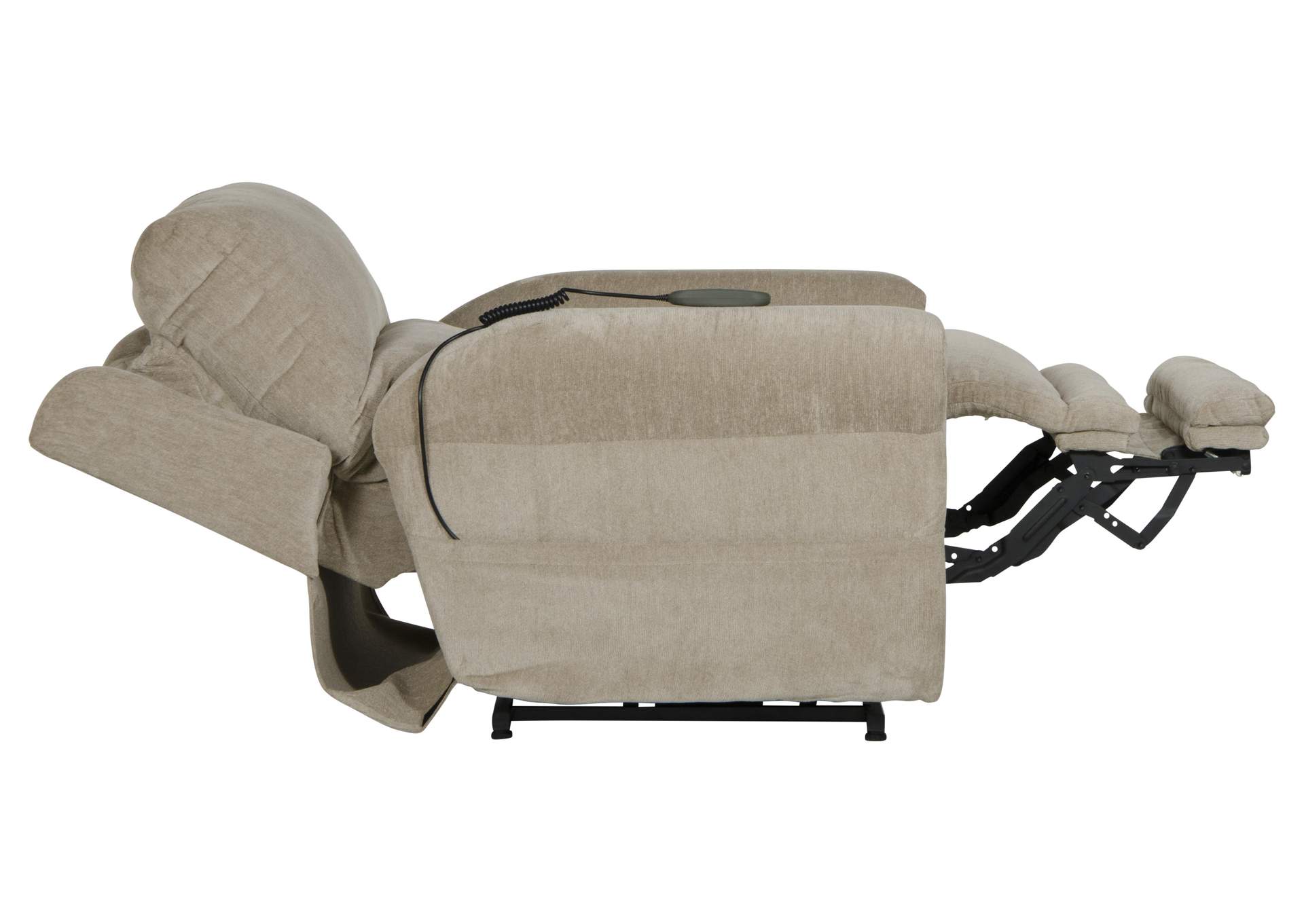 Warner Power Headrest with Lumbar Power Lay Flat Recliner image 11
